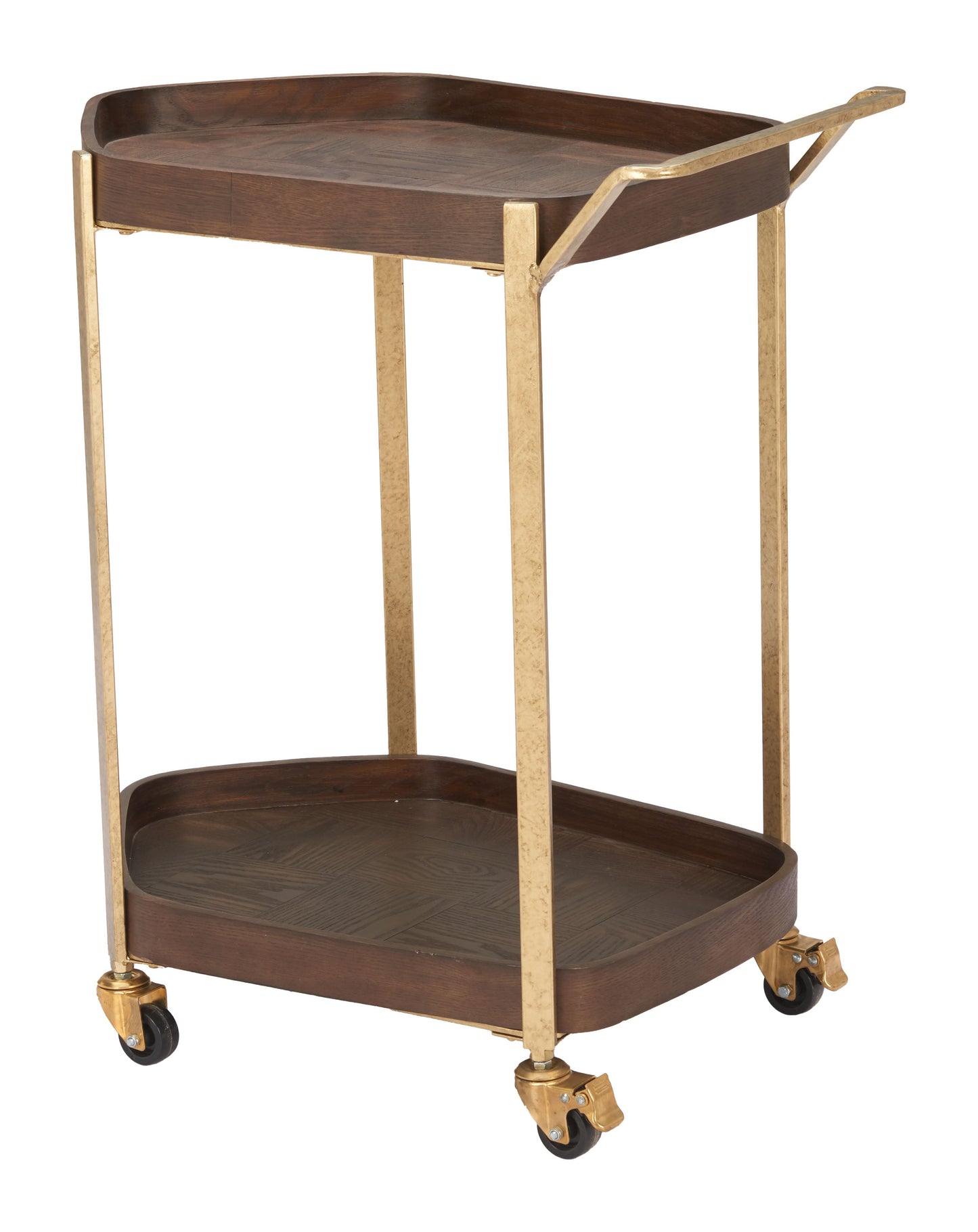 Stela Walnut Bar Cart - Ornate Home