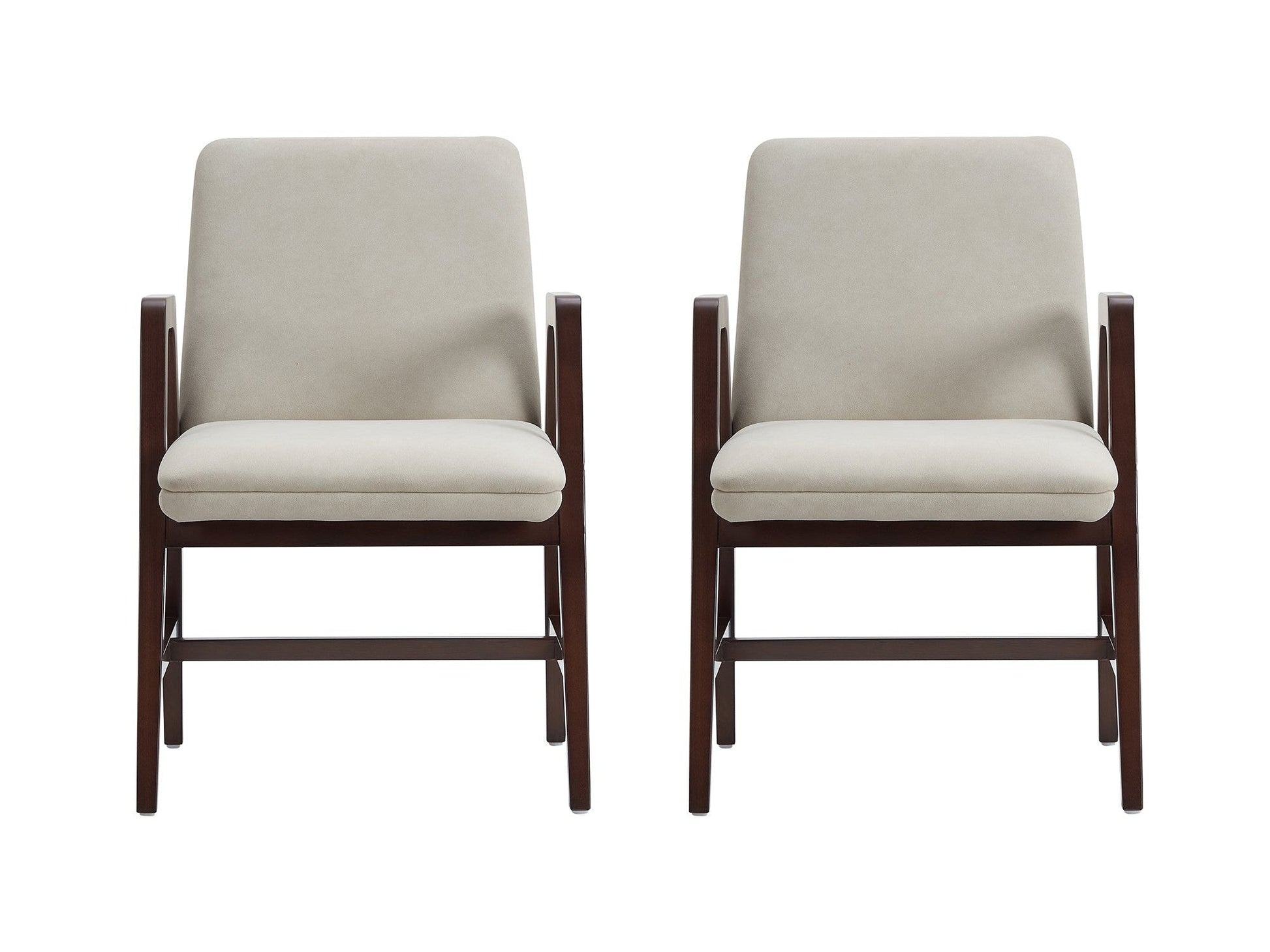 Stella Dining Armchair in Champagne (set of 2) - Ornate Home