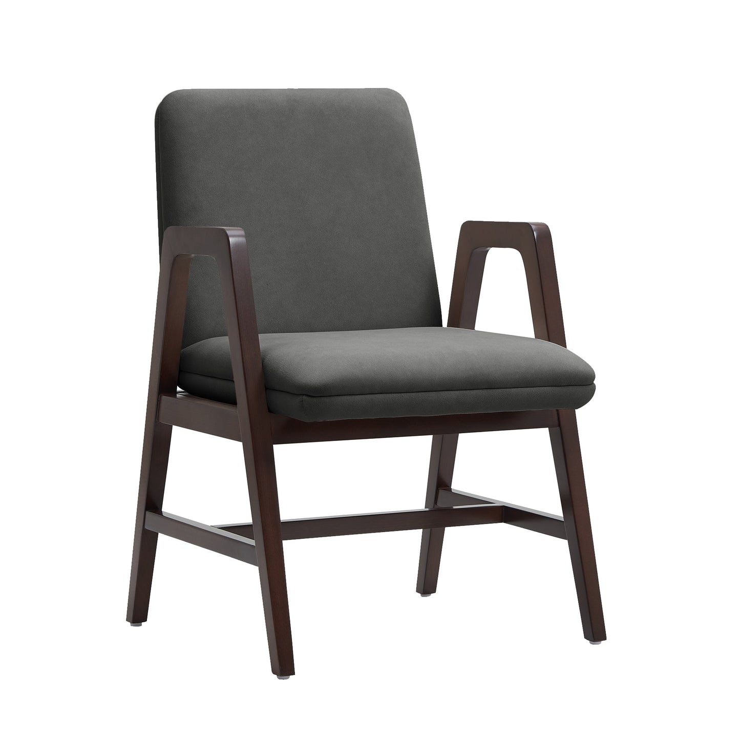 Stella Dining Armchair in Graphite (set of 2) - Ornate Home