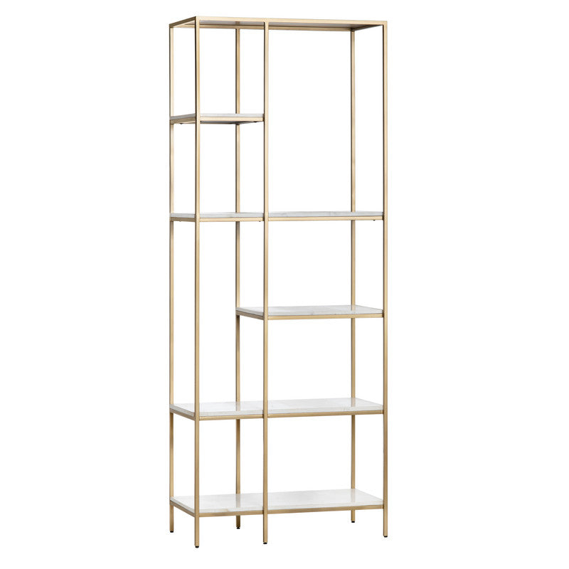 Stellar White/Gold Etagere - Ornate Home