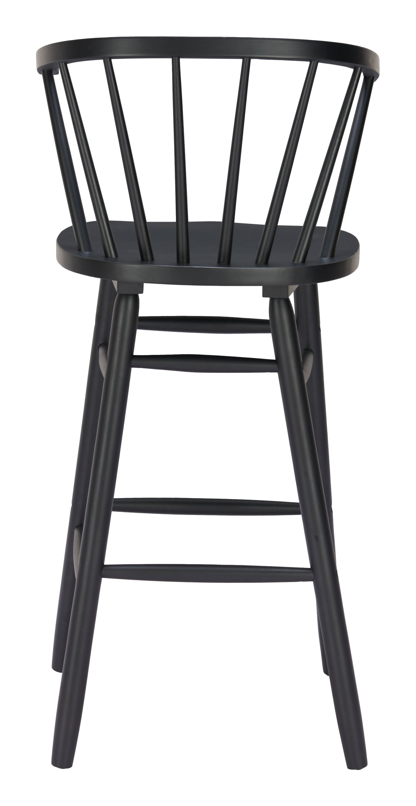 Stenger Black Barstool (Set of 2) - Ornate Home