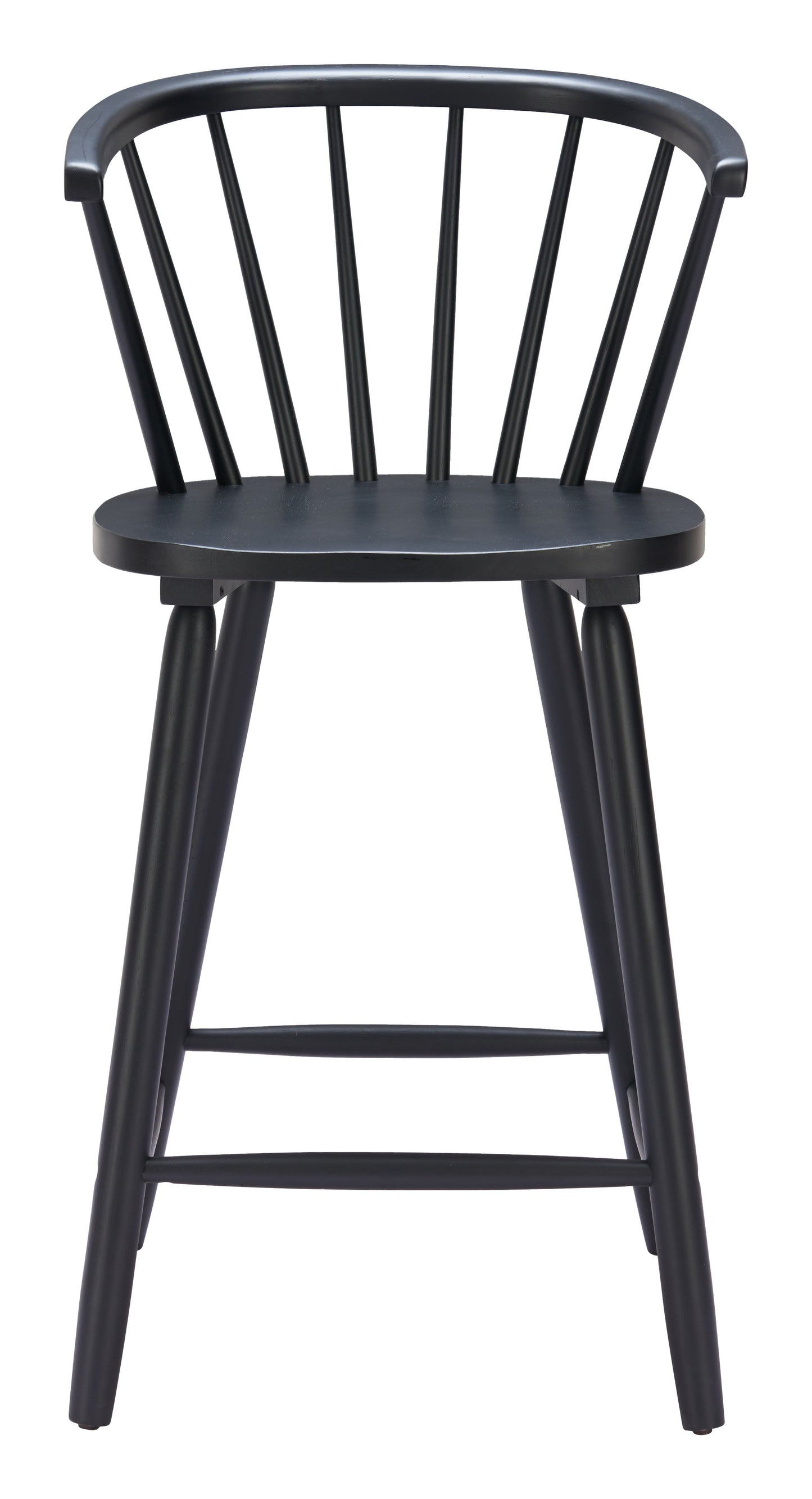 Stenger Black Counter Stool (Set of 2) - Ornate Home