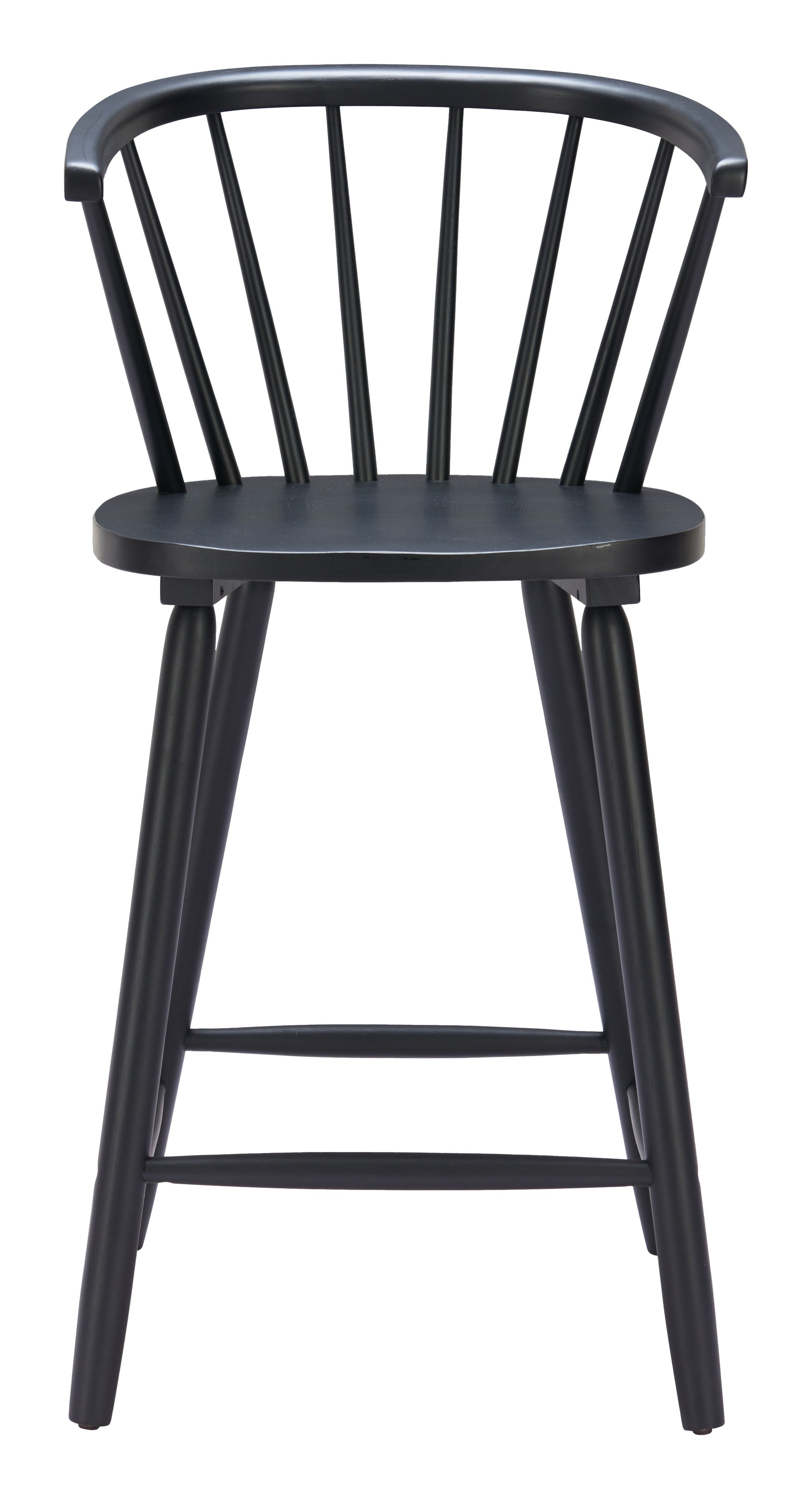 Stenger Black Counter Stool (Set of 2) - Ornate Home