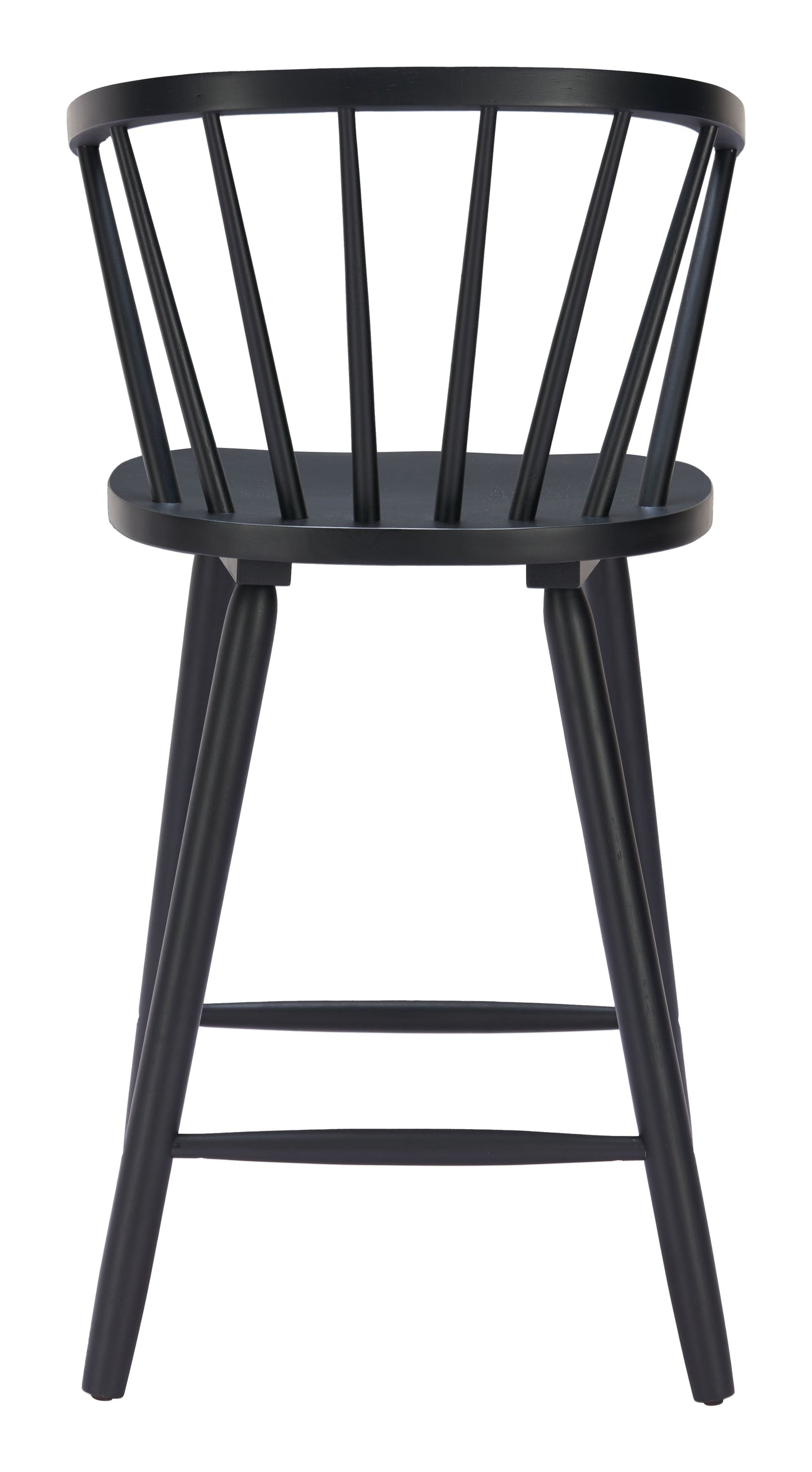 Stenger Black Counter Stool (Set of 2) - Ornate Home