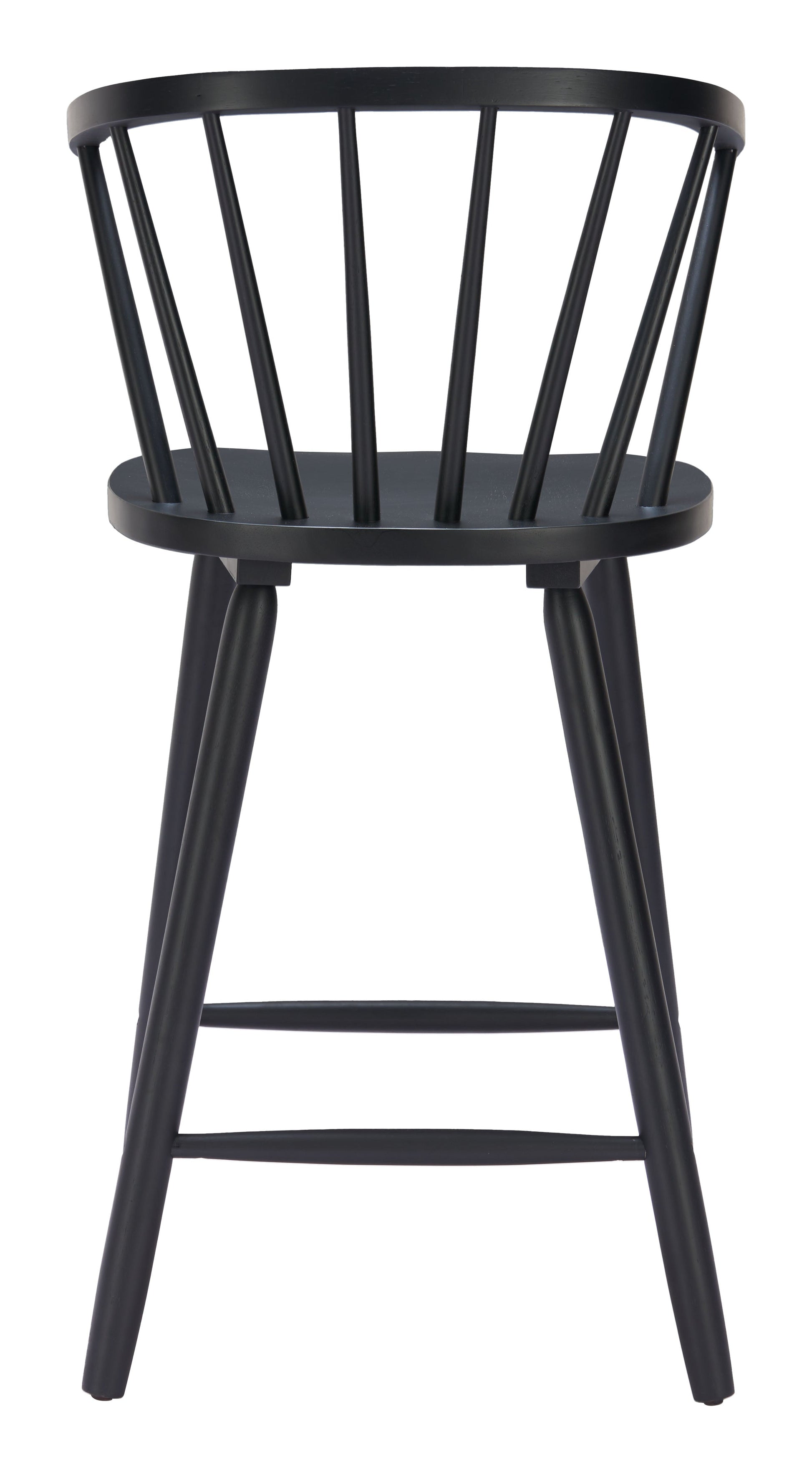 Stenger Black Counter Stool (Set of 2) - Ornate Home