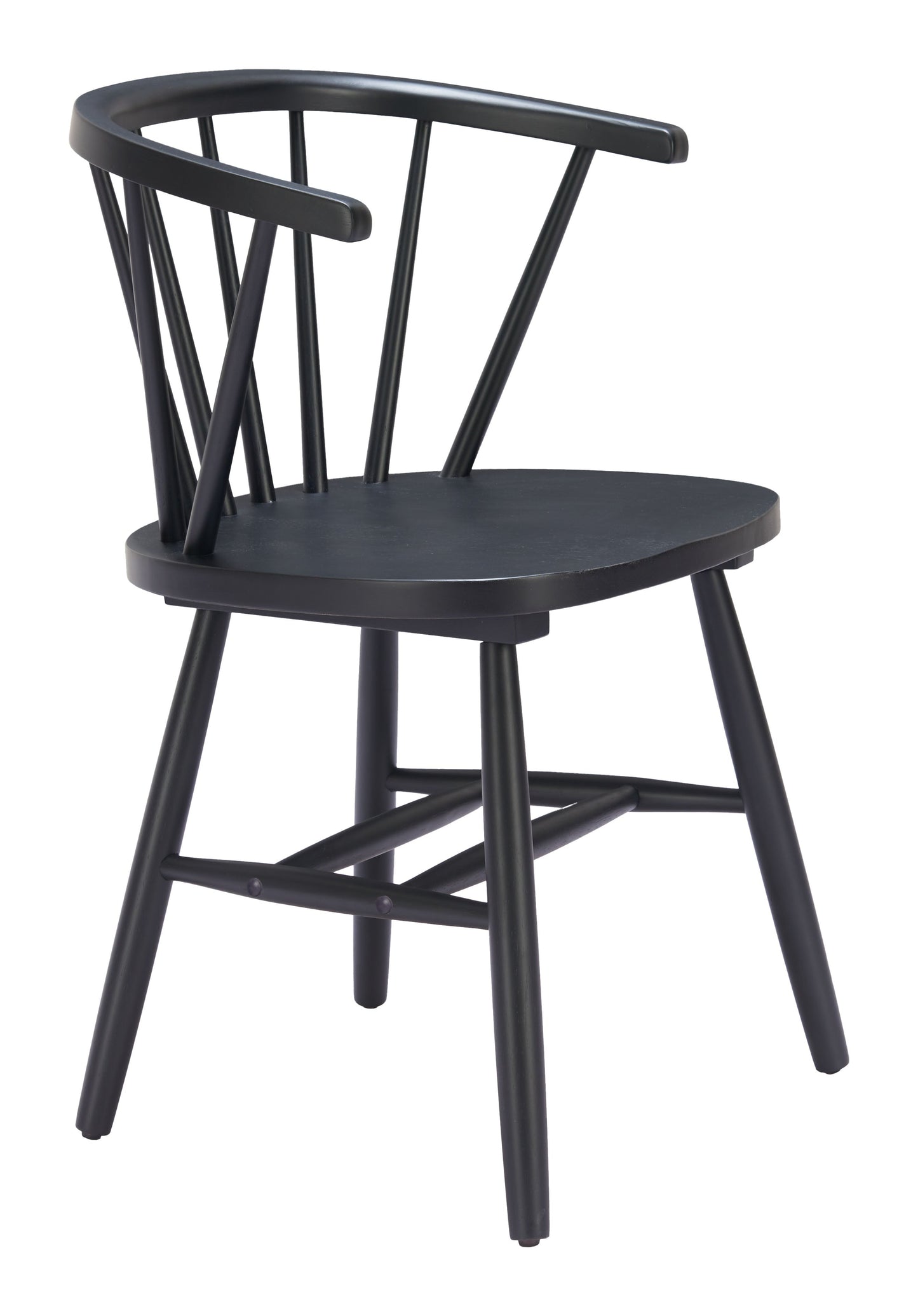 Stenger Black Dining Chair (Set of 2) - Ornate Home