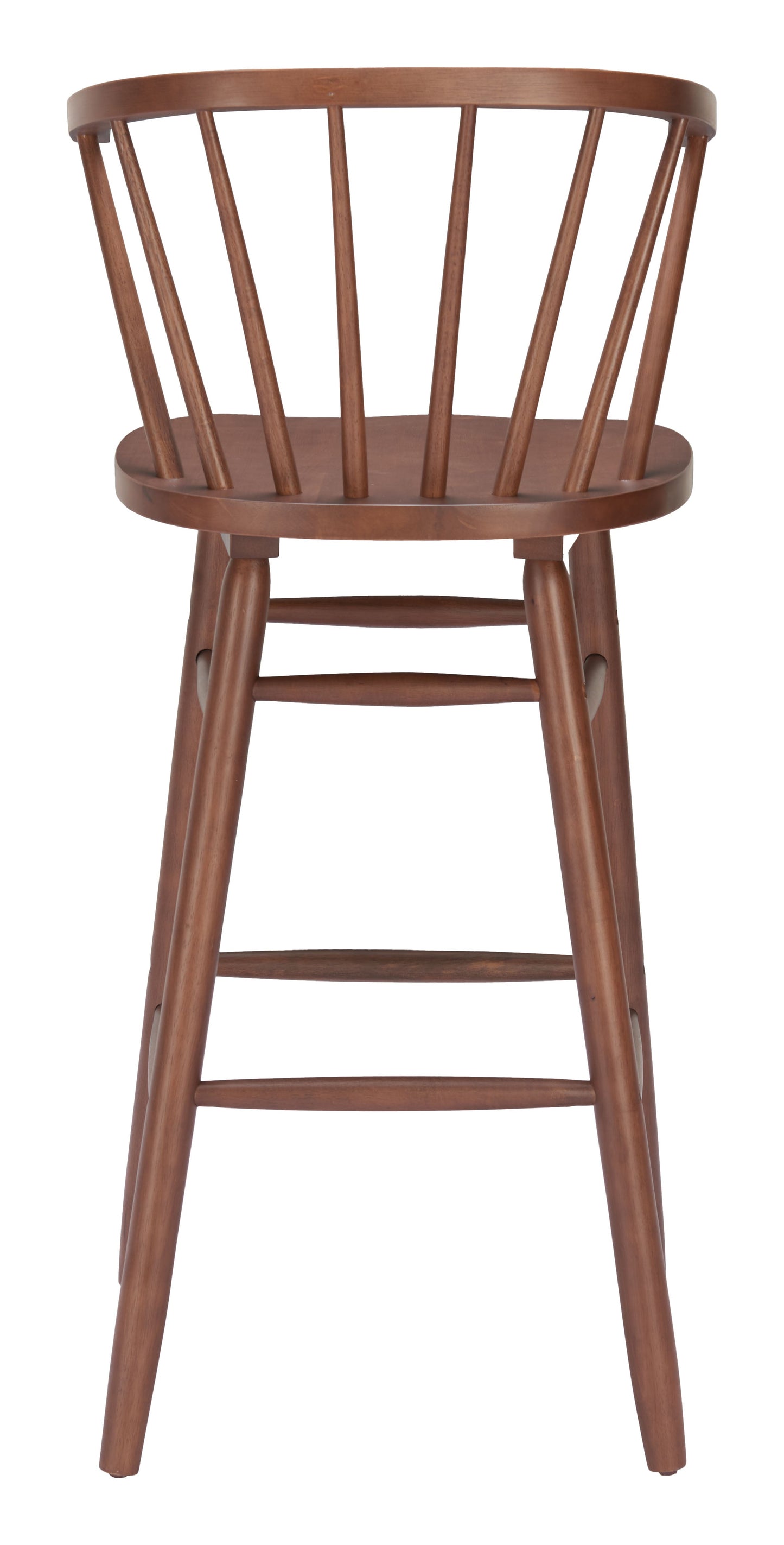 Stenger Walnut Barstool (Set of 2) - Ornate Home