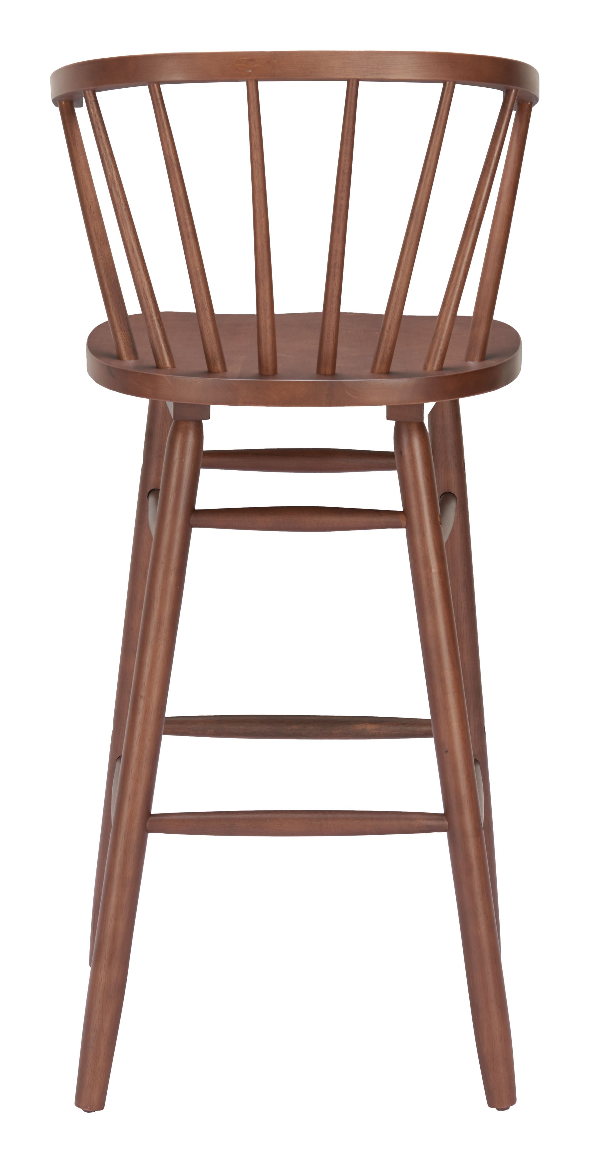 Stenger Walnut Barstool (Set of 2) - Ornate Home