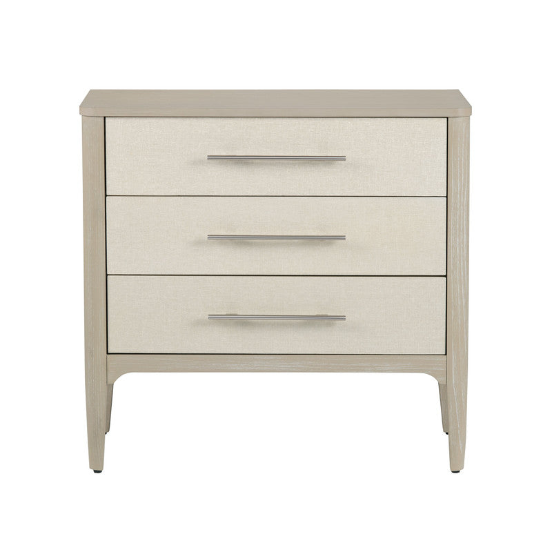 Sterling Tan/Cream Three-Drawer Chest - Ornate Home