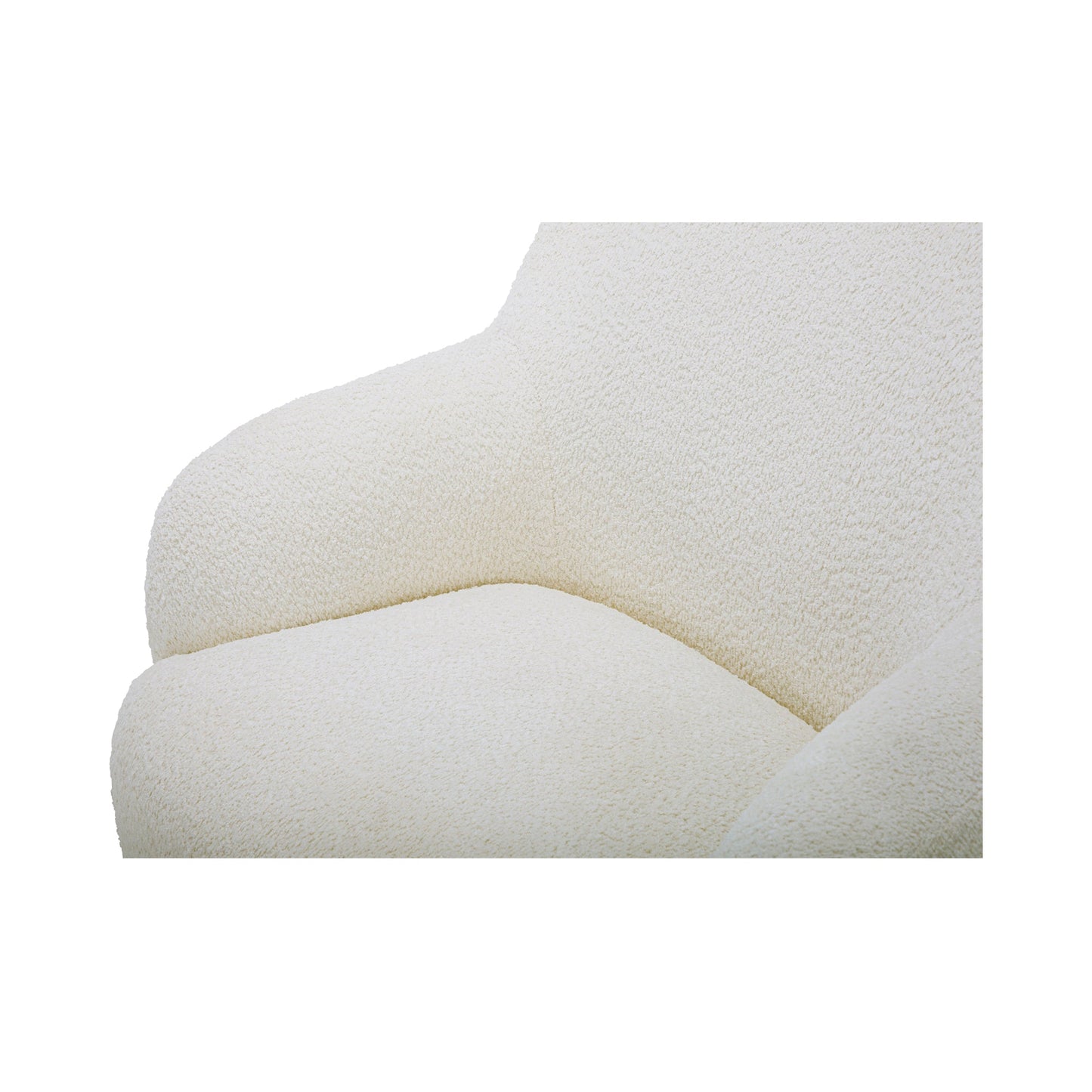 Stevie Cream Lounge Chair - Ornate Home