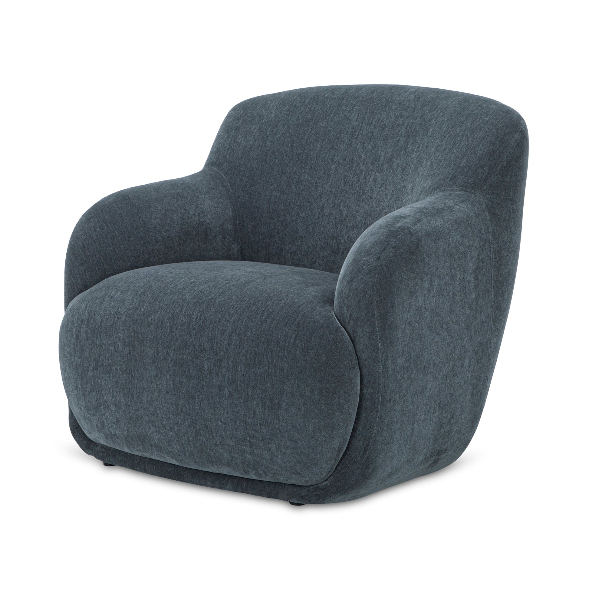 Stevie Slate Blue Lounge Chair - Ornate Home