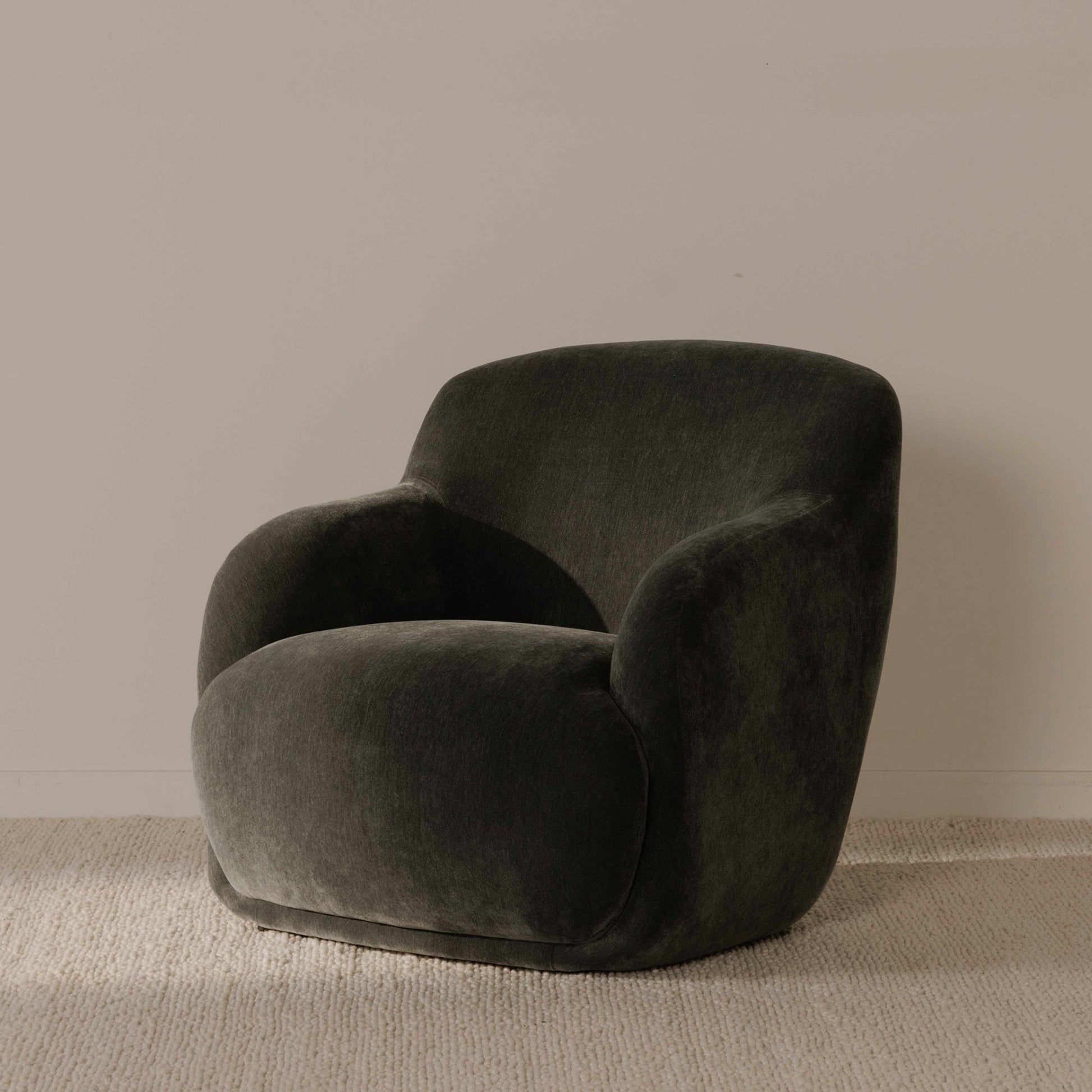 Stevie Slate Blue Lounge Chair - Ornate Home