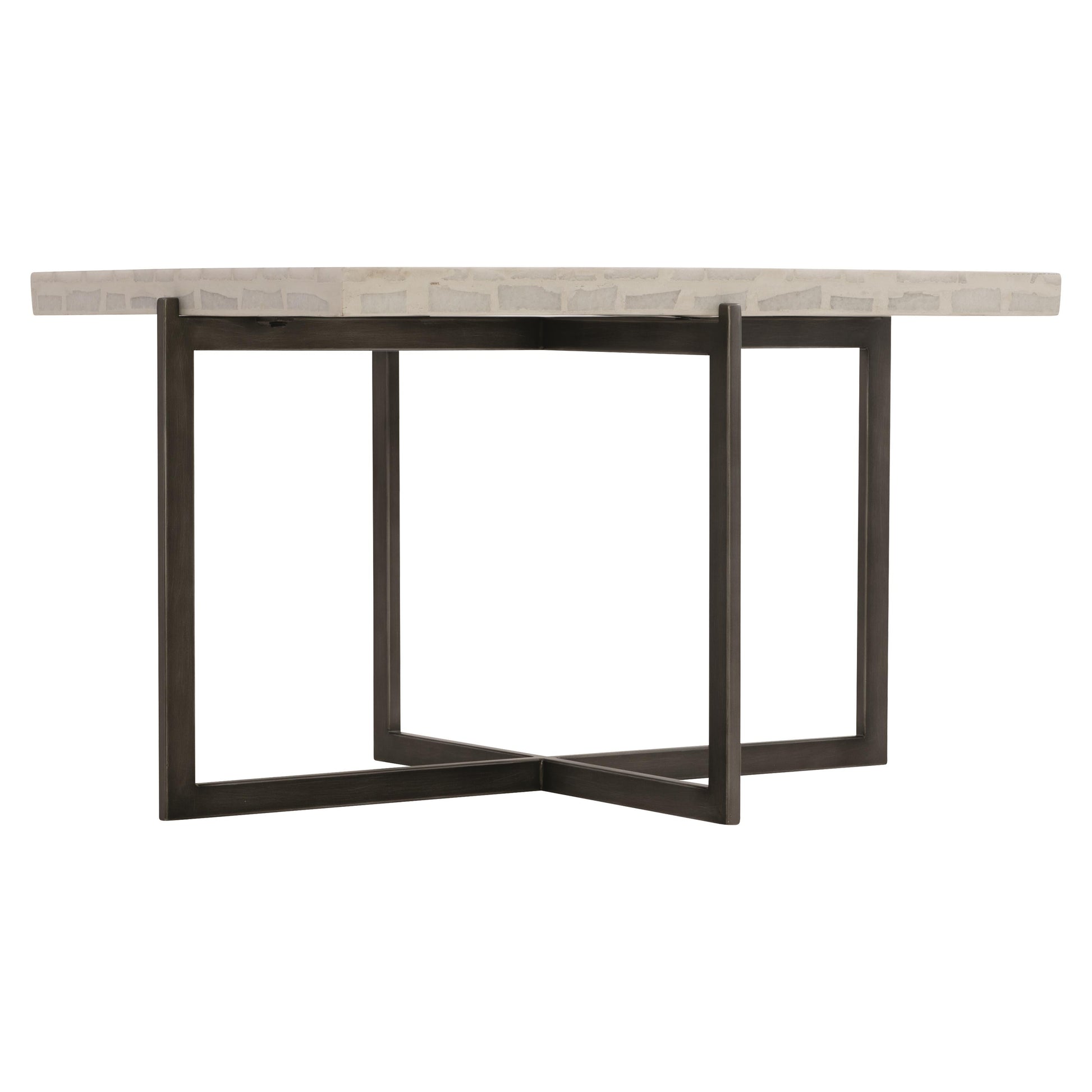 Stillwater Terrazzo Stone/Flint Grey Outdoor Table - Ornate Home