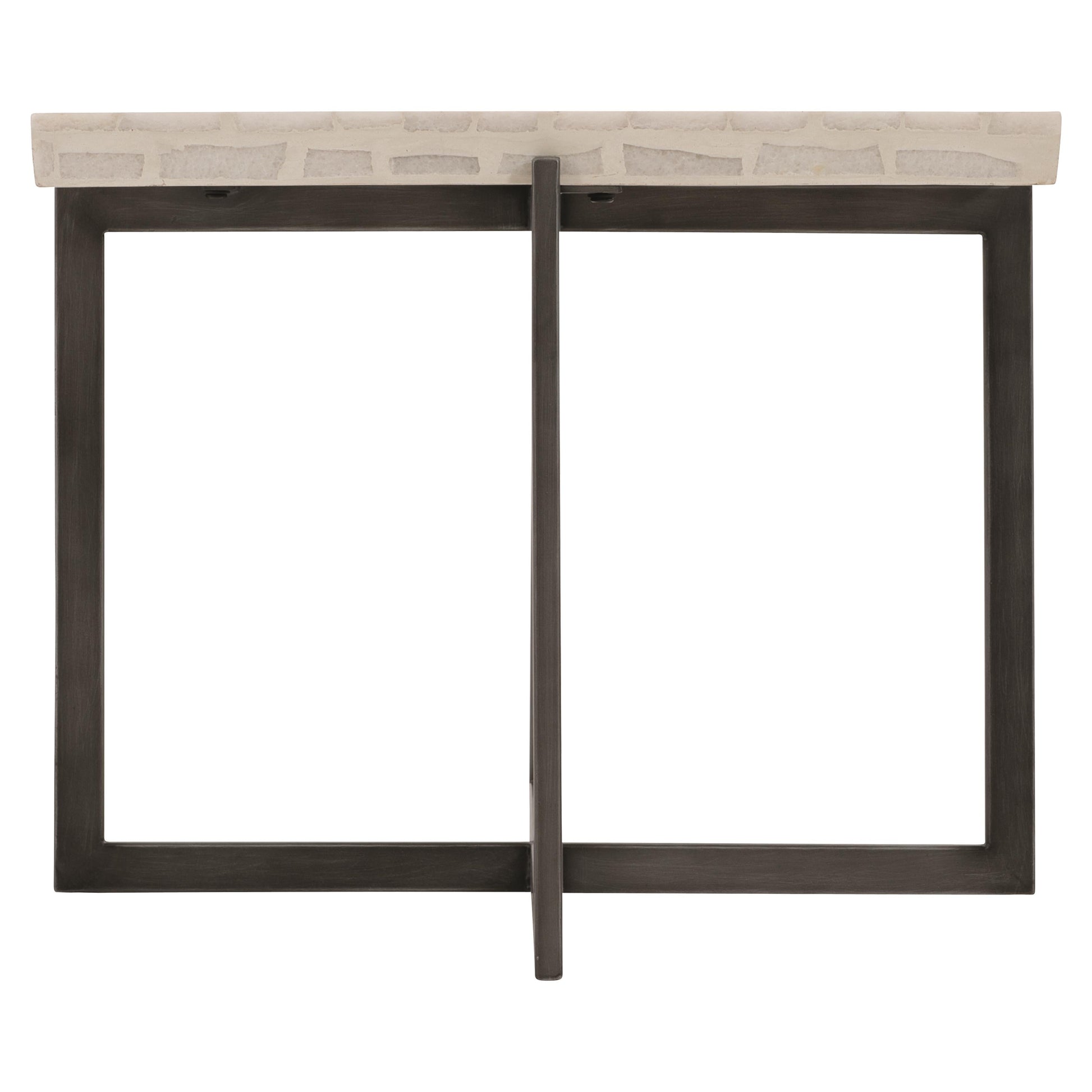 Stillwater Terrazzo Stone/Flint Grey Outdoor Table - Ornate Home
