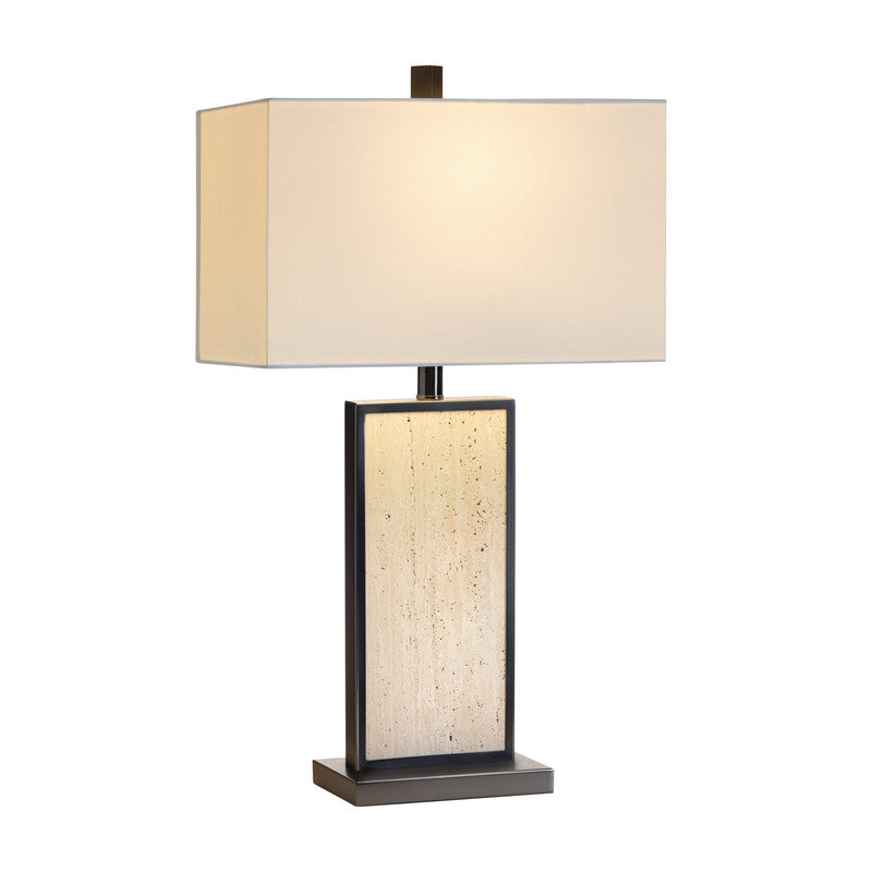 Stonehurst Beige/Bronze Table Lamp - Ornate Home