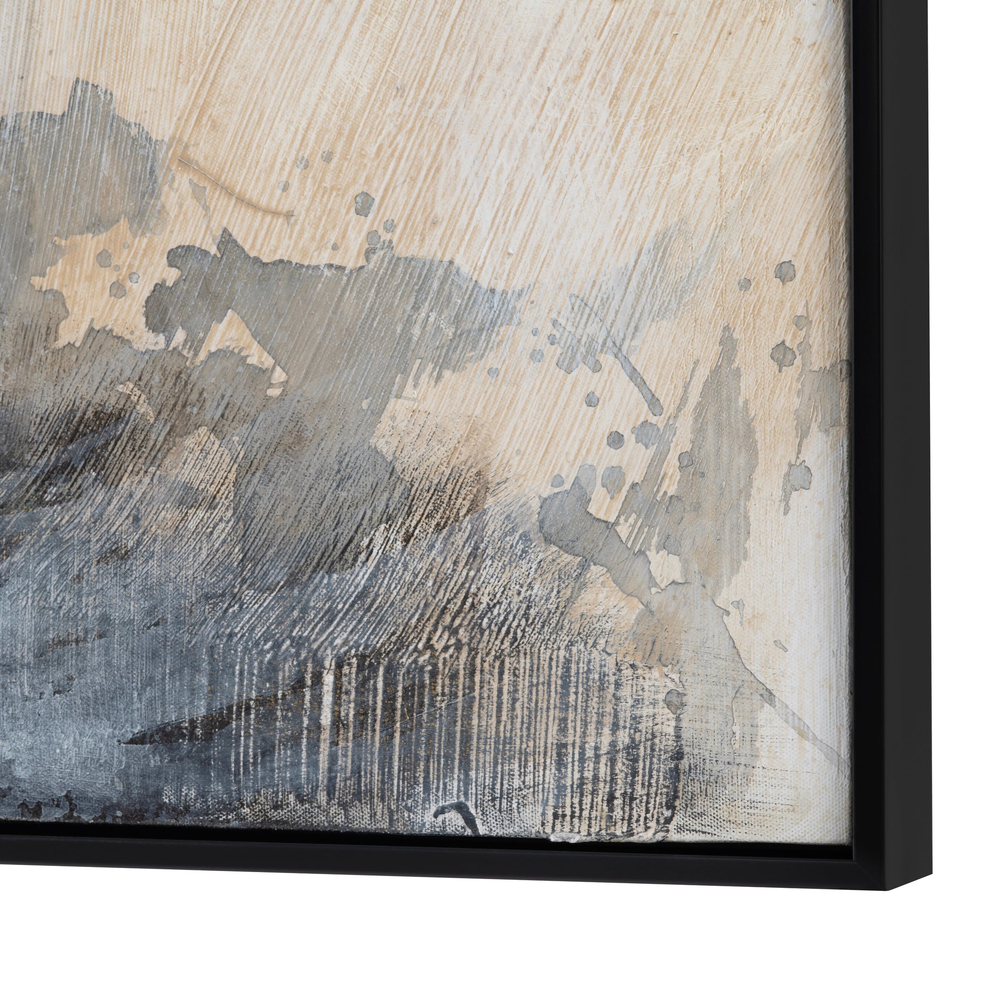 Stormy Days Black/Natural Canvas - Ornate Home