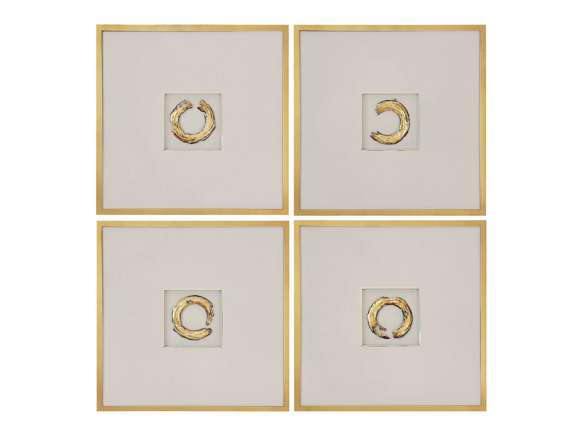 Stratford Natural/Gold Print - Ornate Home