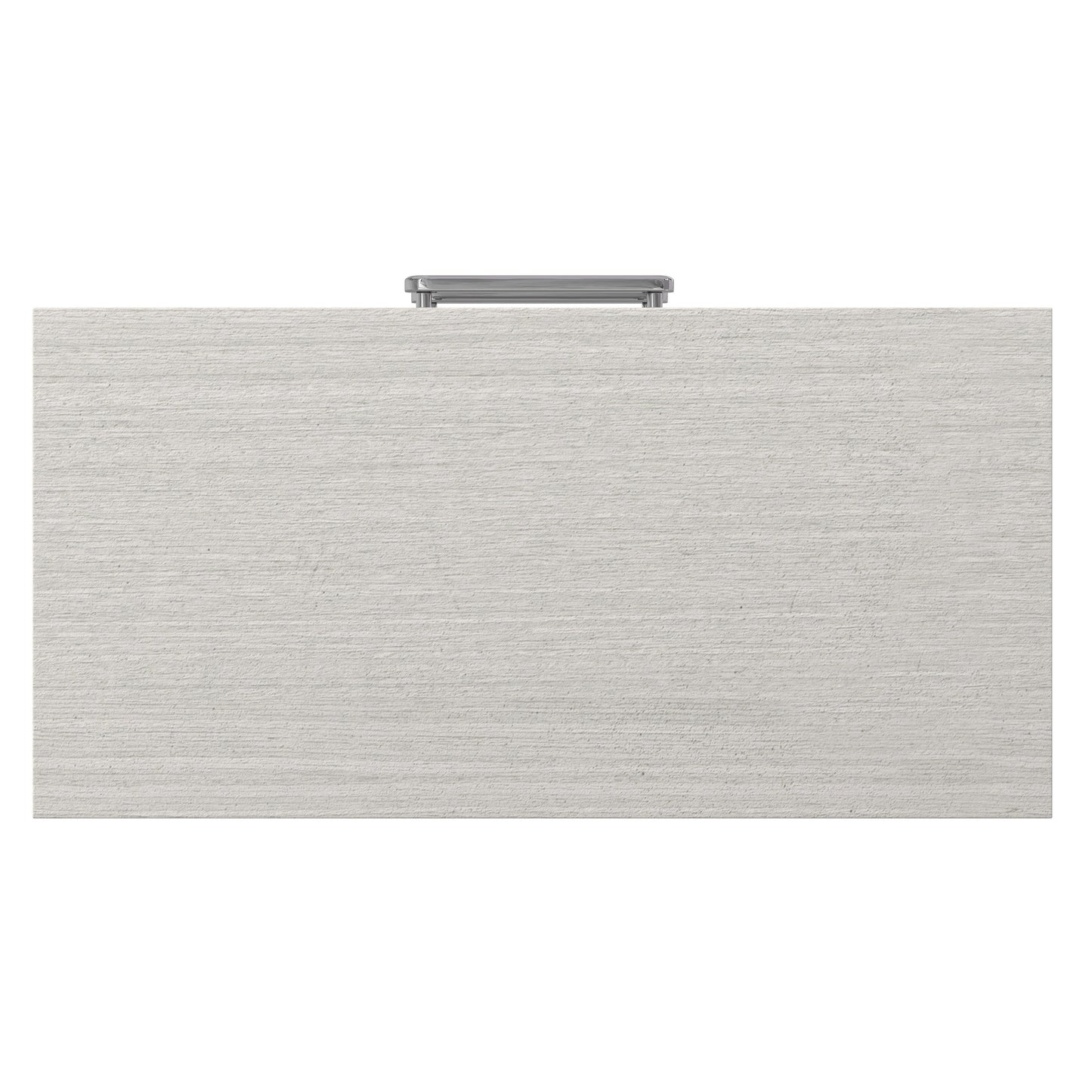 Stratum Polished Nickel/Mist Nightstand (38" W) - Ornate Home