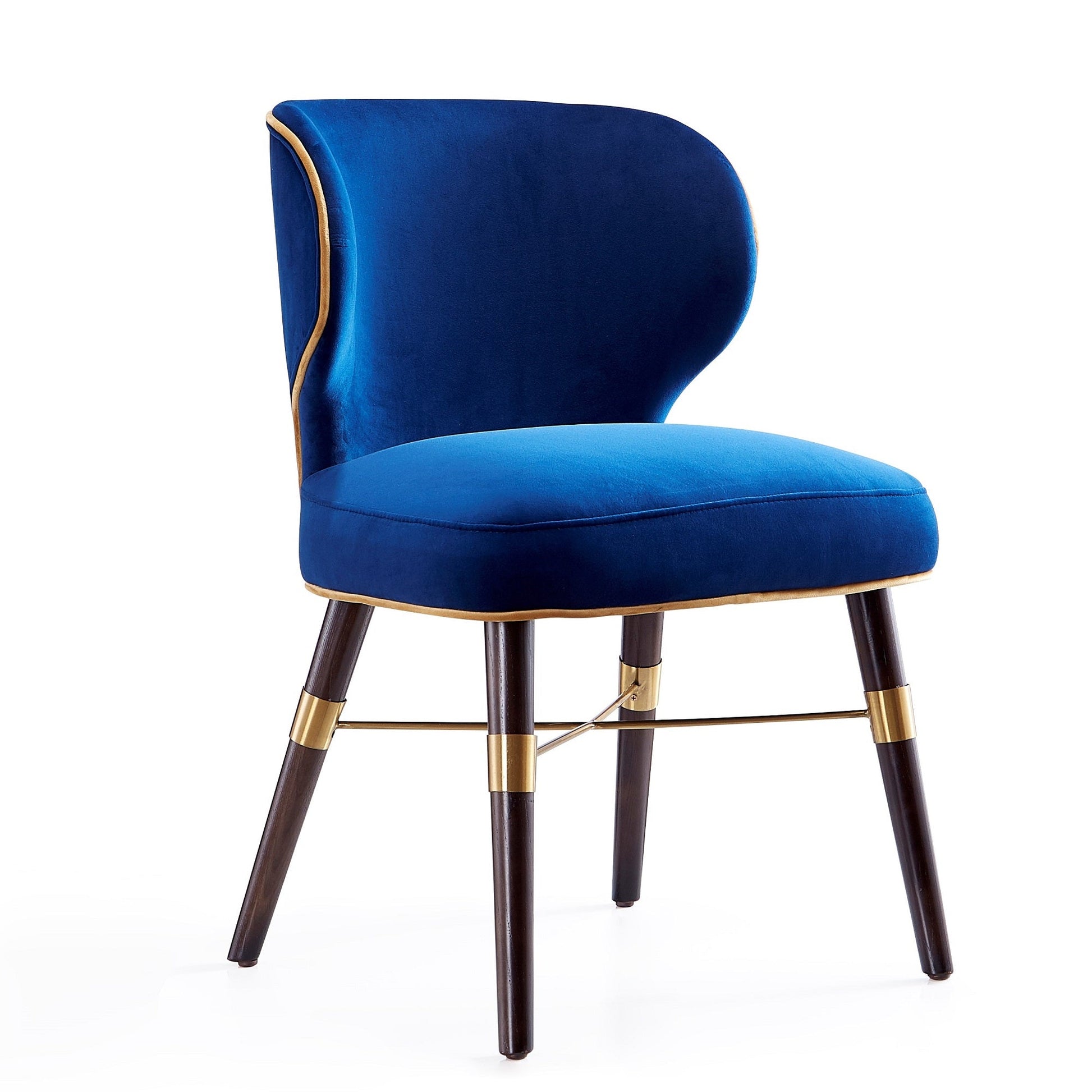 Strine Dining Chair in Royal Blue (set of 2) - Ornate Home