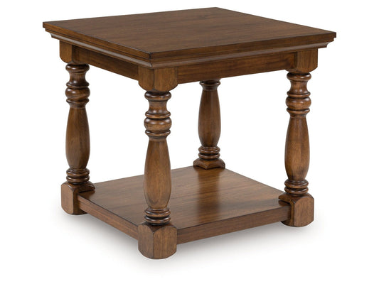 Sturlayne Brown Rectangular End Table- Viva Furn