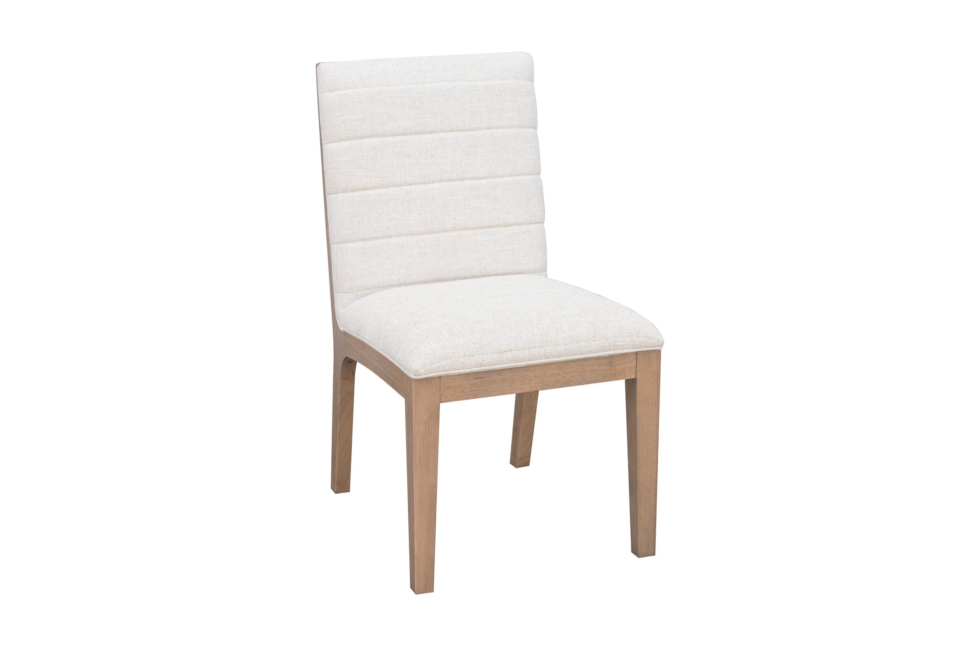 Sumire Ginger and Natural Linen Solid Wood Dining Chair (Set of 2) - Ornate Home