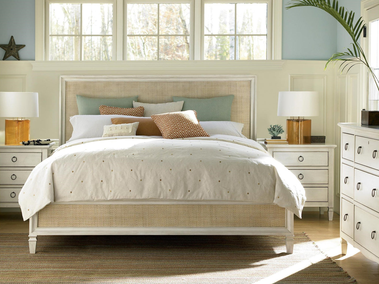 Summer Hill Cotton Nightstand - Ornate Home