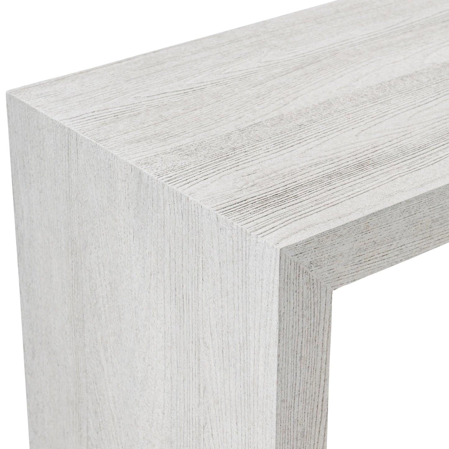 Summerton Sandblasted White Console Table - Ornate Home