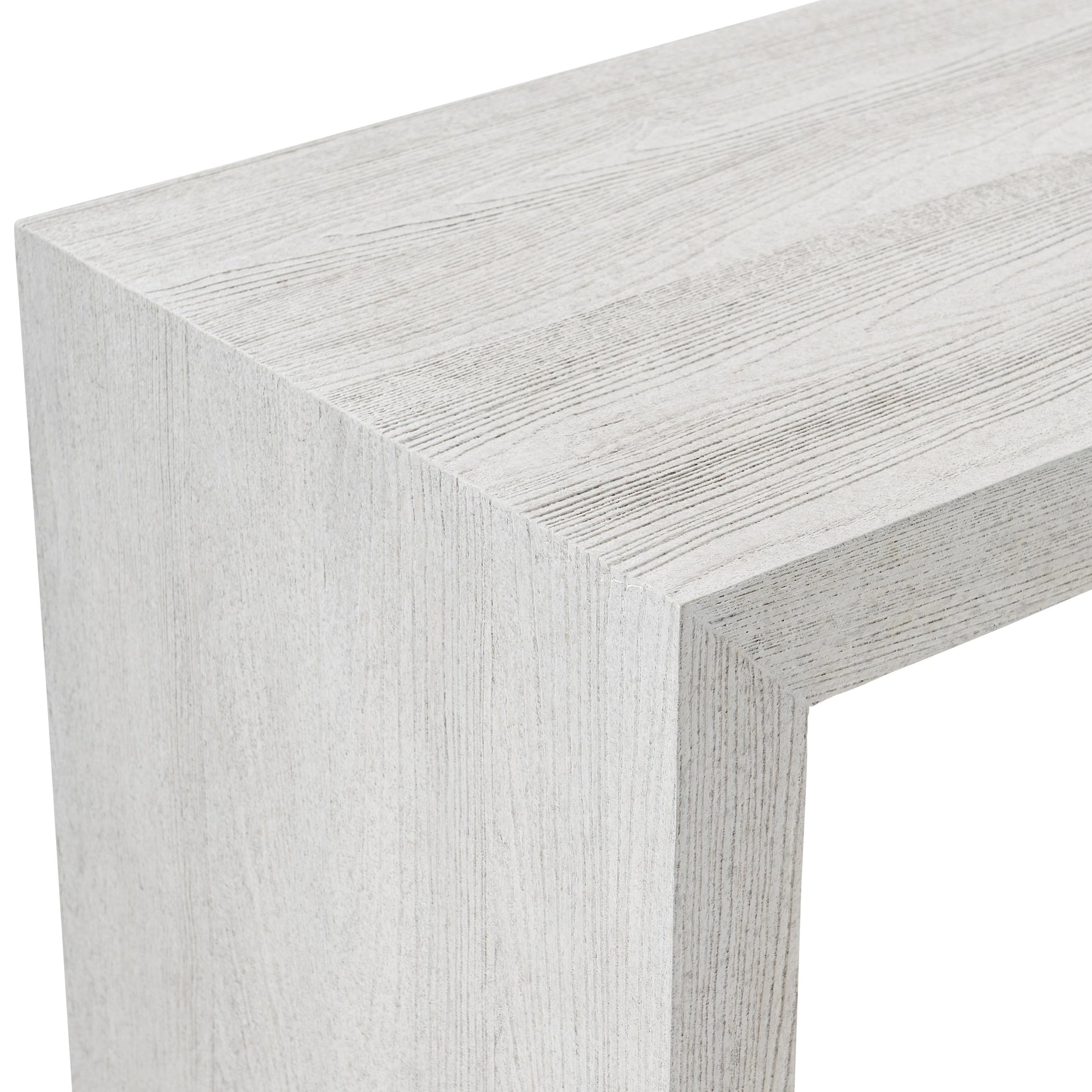 Summerton Sandblasted White Console Table - Ornate Home