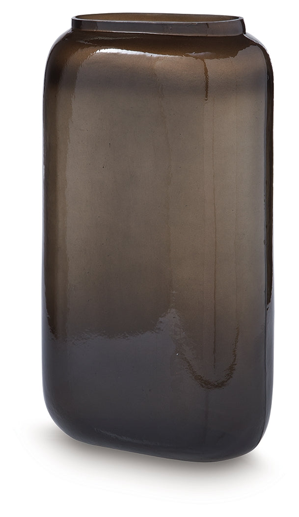 Sumner Gray/Gold Vase (14''H)- Viva Furn