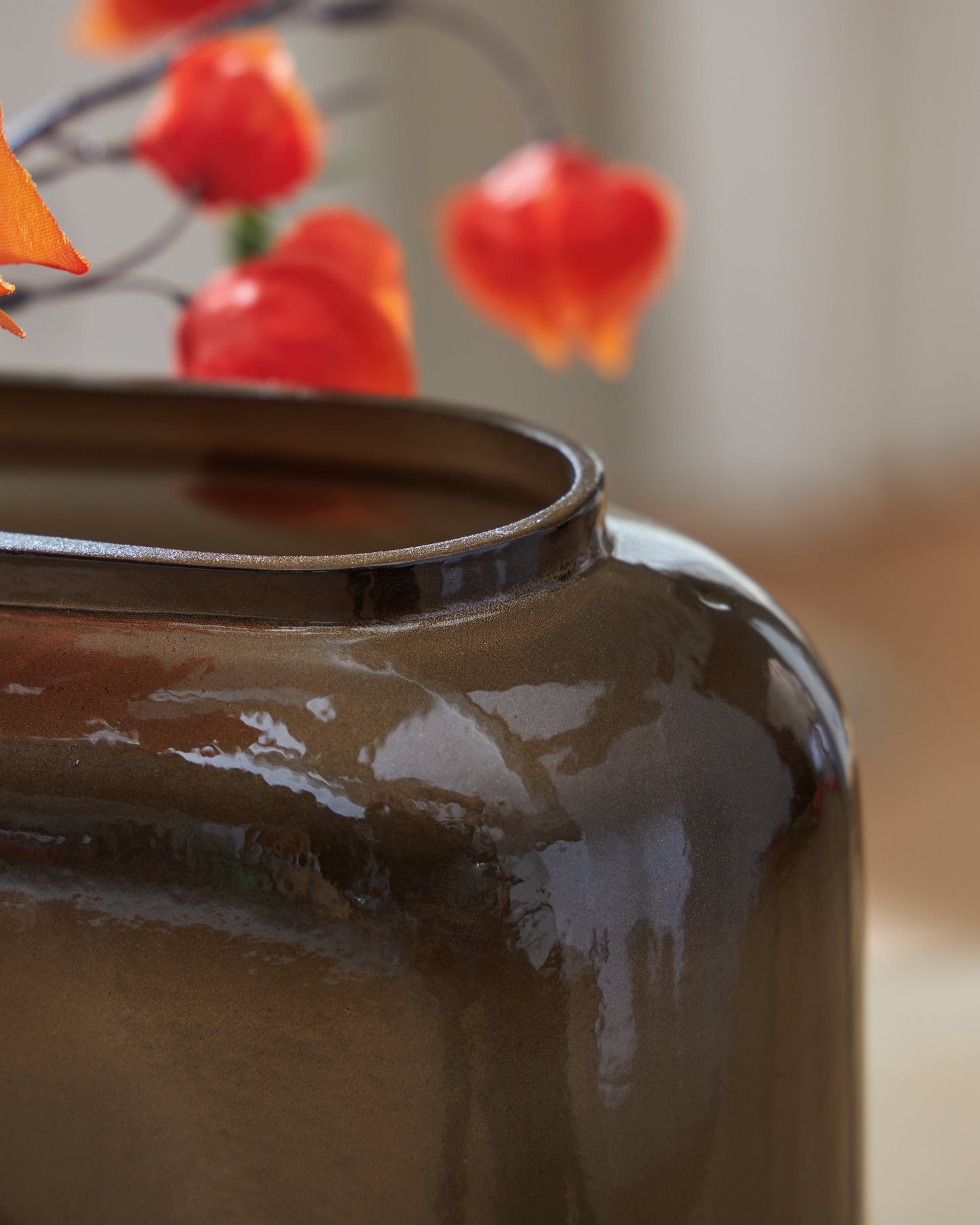 Sumner Gray/Gold Vase (8''H)- Viva Furn