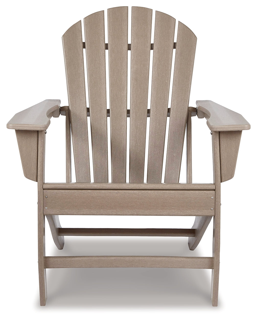 Sundown Treasure Driftwood 4 Adirondack Chairs & Outdoor End Table- Viva Furn