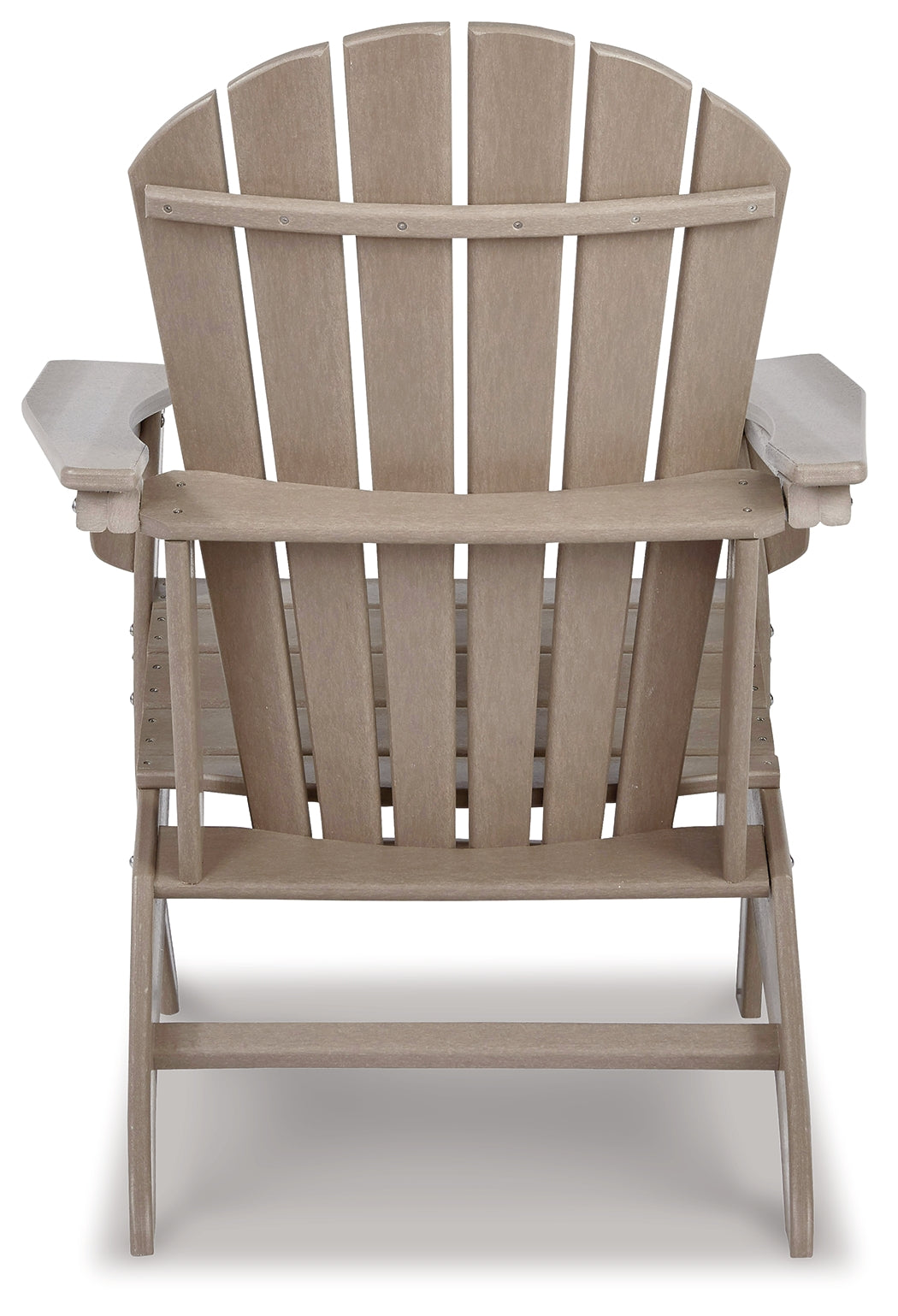 Sundown Treasure Driftwood 4 Adirondack Chairs & Outdoor End Table- Viva Furn
