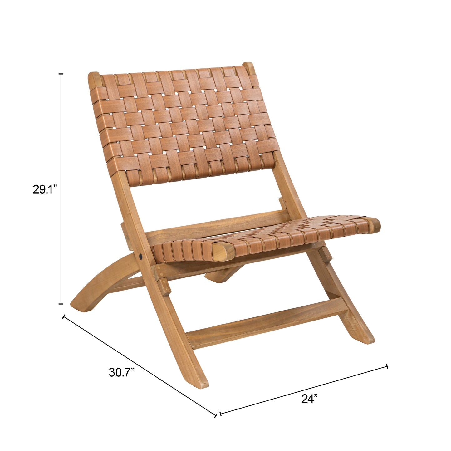 Sunflare Brown Outdoor Lounge Chair - Ornate Home