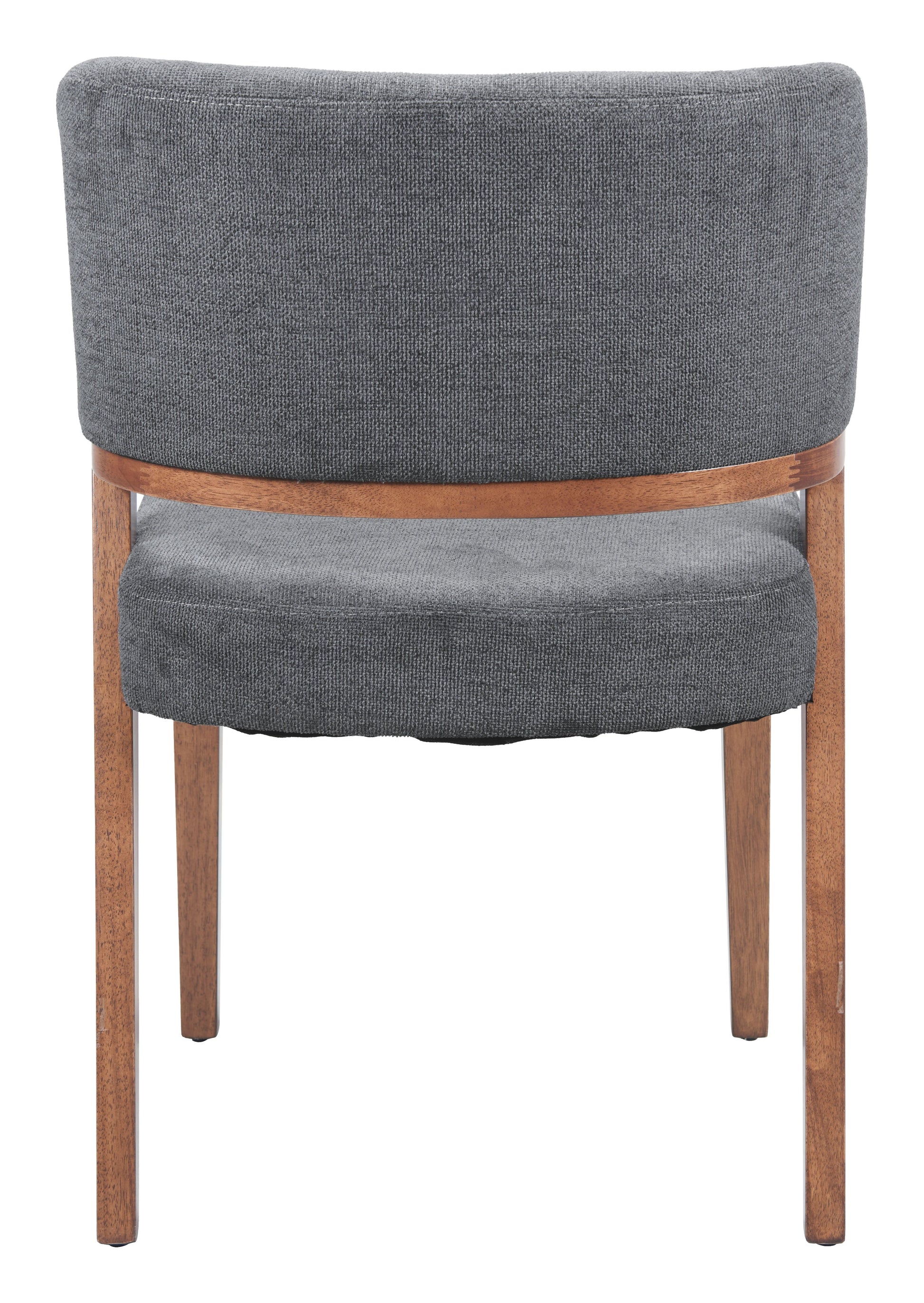 Sunobu Azure Gray & Walnut Dining Chair (Set of 2) - Ornate Home