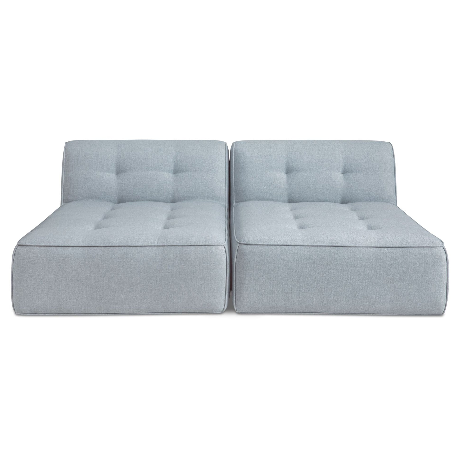 Sunseeker Light Blue 2 Piece Outdoor Sun Lounger - Ornate Home