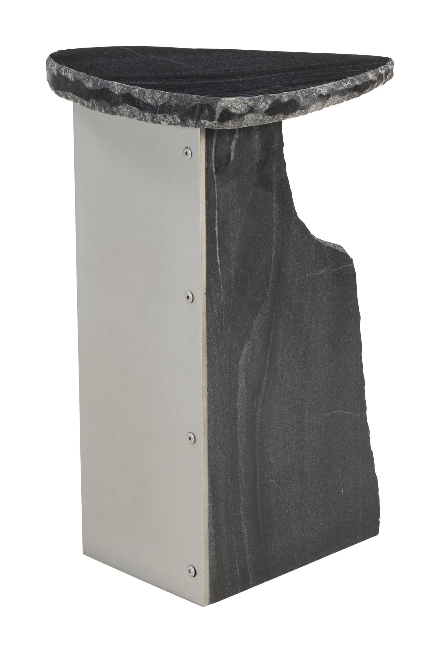Surya Black Side Table - Ornate Home