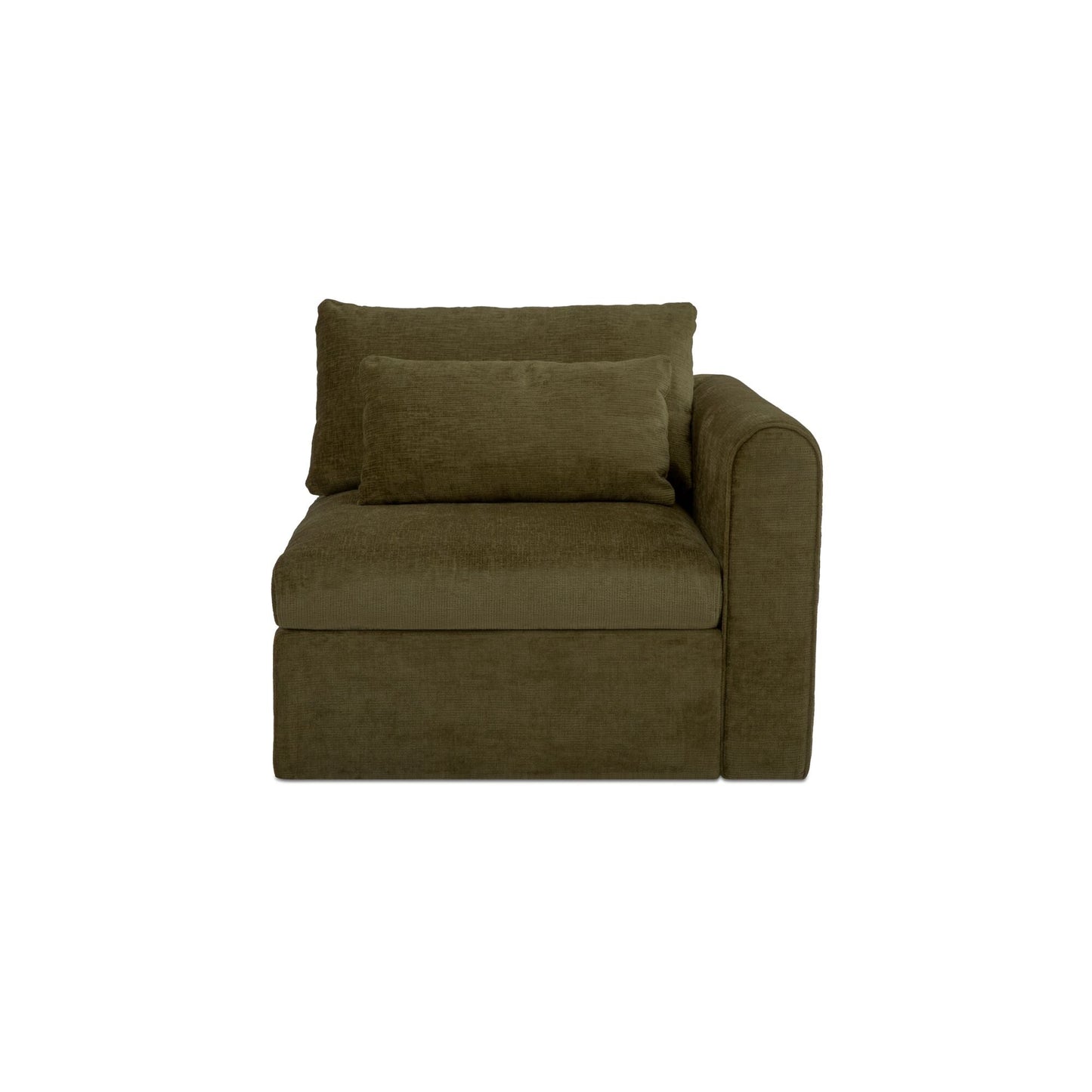 Swift Dark Green Right Arm Facing Chair - Ornate Home