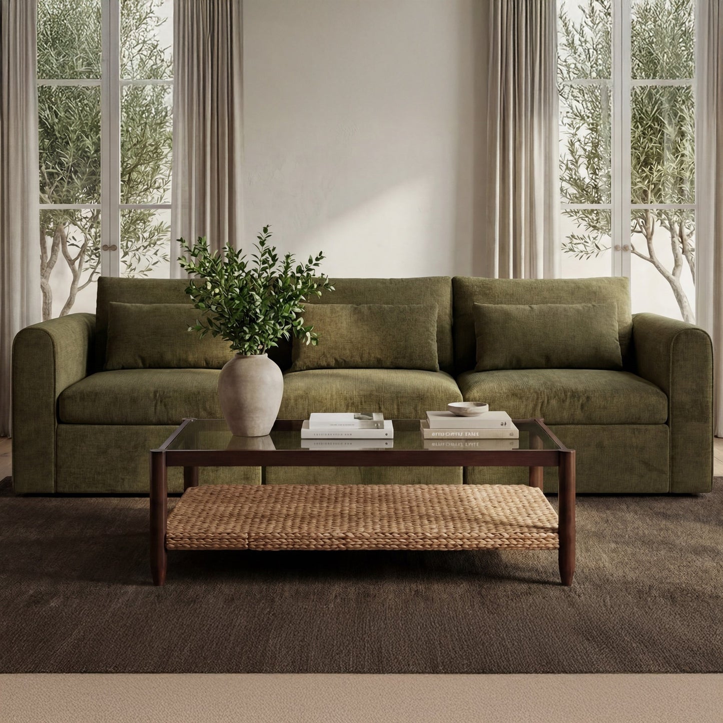 Swift Dark Green Right Arm Facing Chair - Ornate Home
