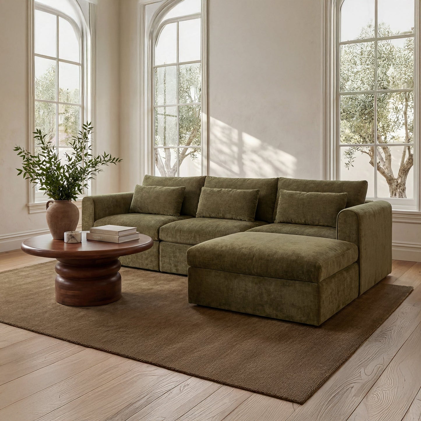 Swift Dark Green Slipper Chair - Ornate Home