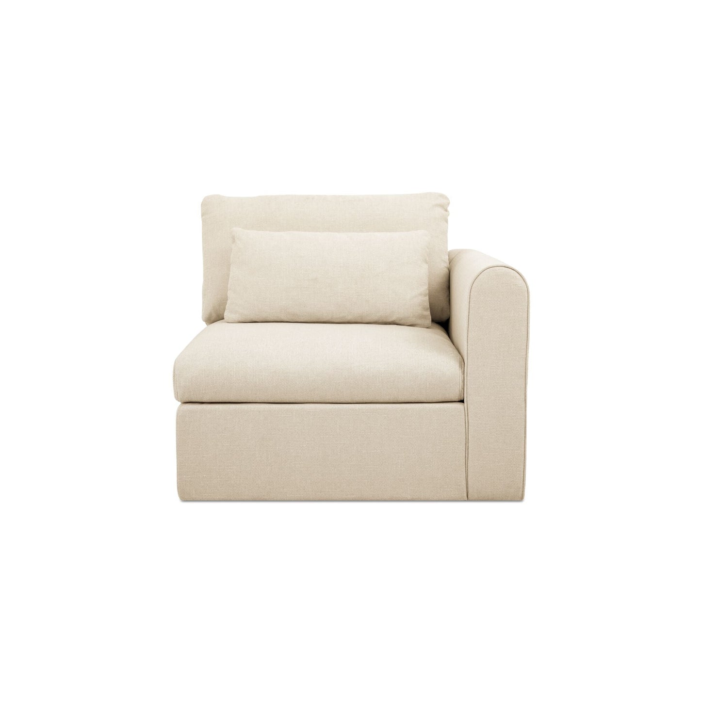 Swift Light Beige Right Arm Facing Chair - Ornate Home