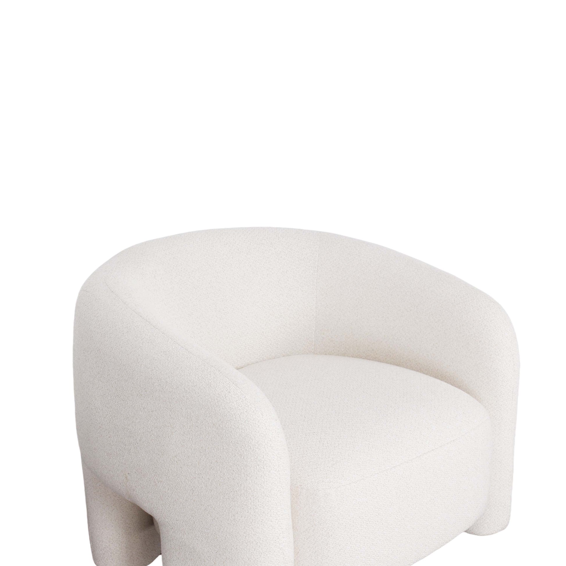 Sylvia Accent Chair in Angora - Ornate Home