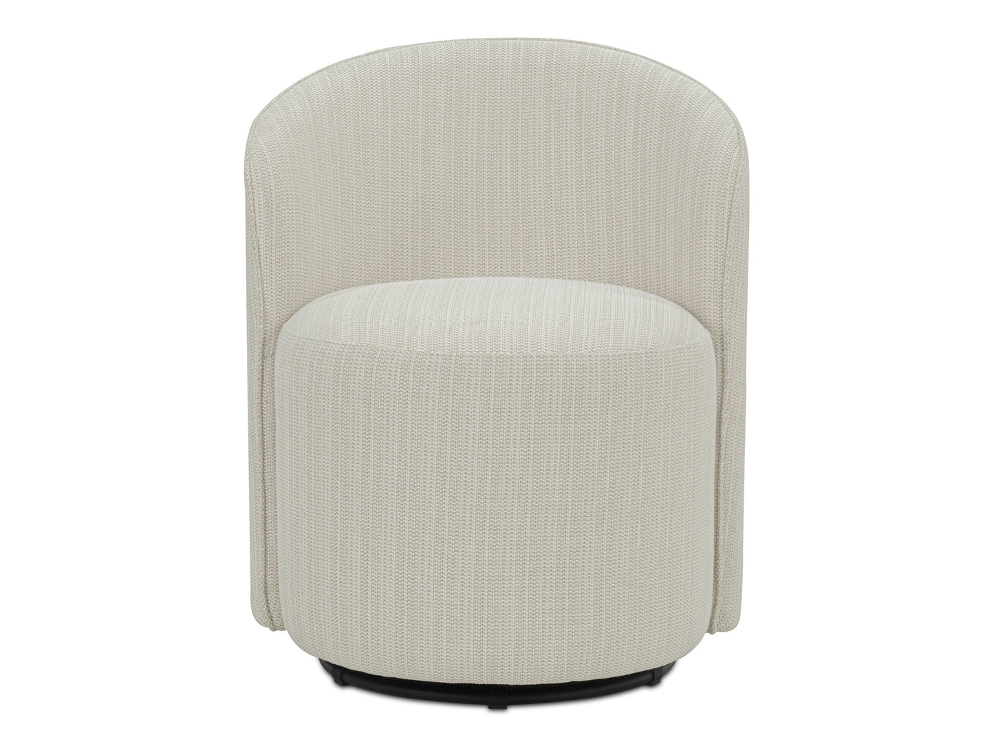 Sylvie Cream Outdoor Swivel Dining Chair - Ornate Home