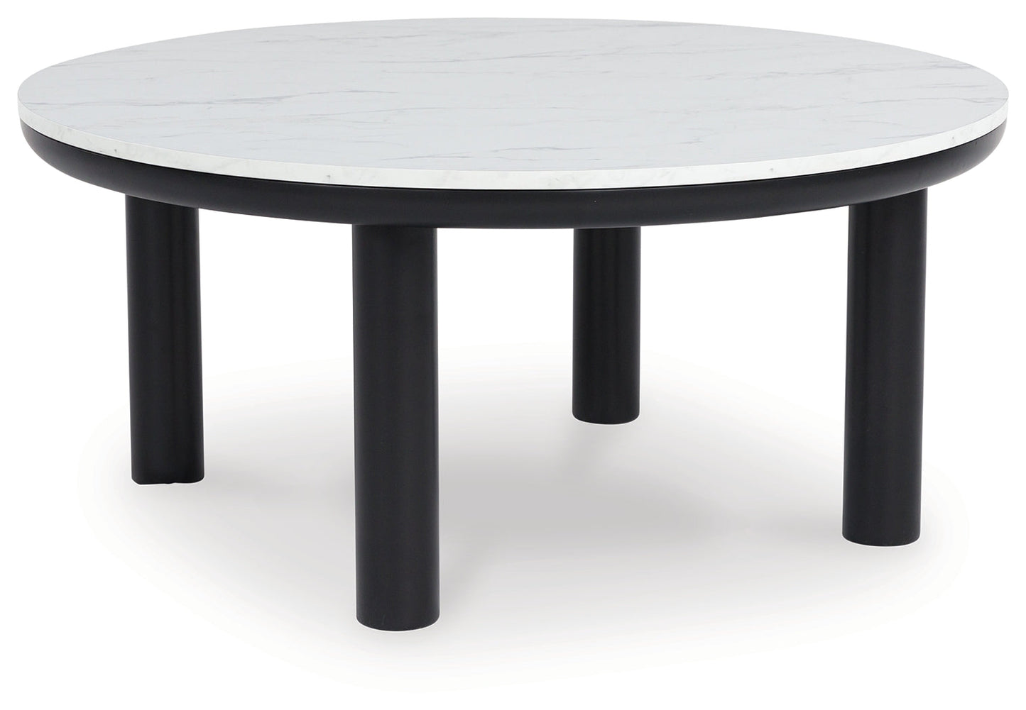 Xandrum Black/White Table (Set of 3)