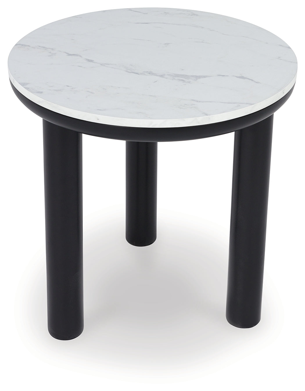 Xandrum Black/White Table (Set of 3)