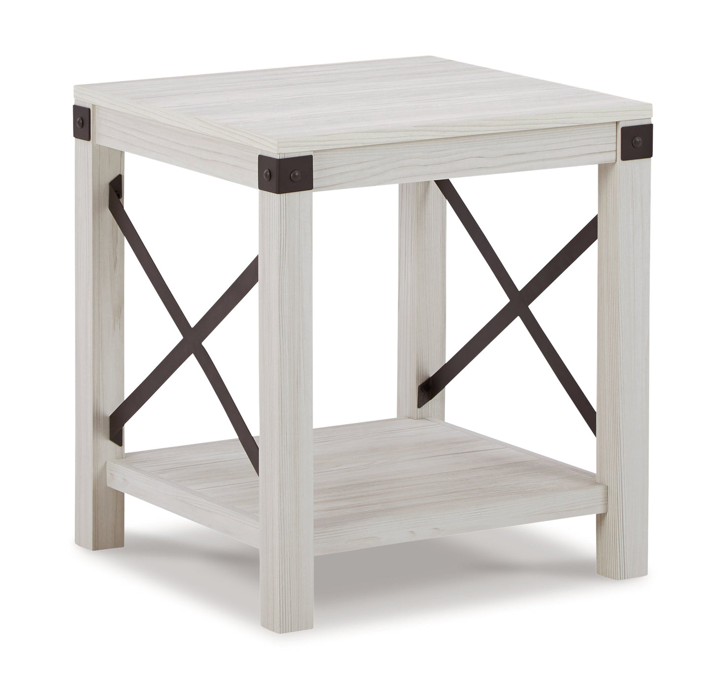 Bayflynn Whitewash Coffee Table and 1 End Table