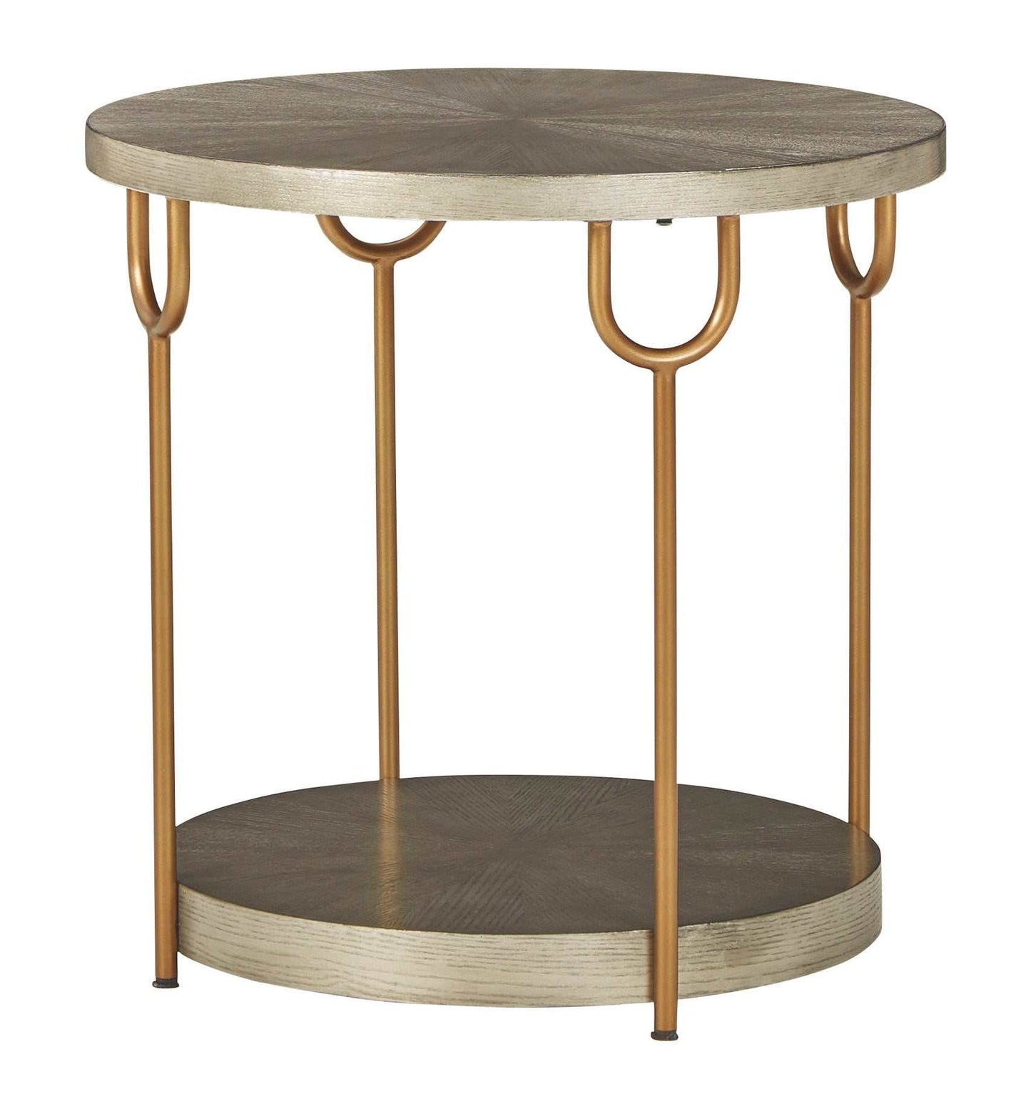 Ranoka Platinum Round End Table