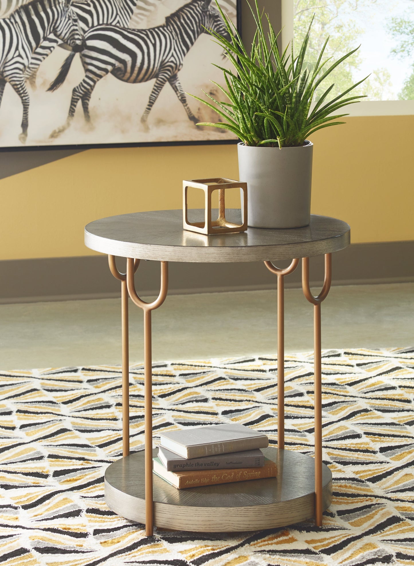 Ranoka Platinum Coffee Table and 2 End Tables