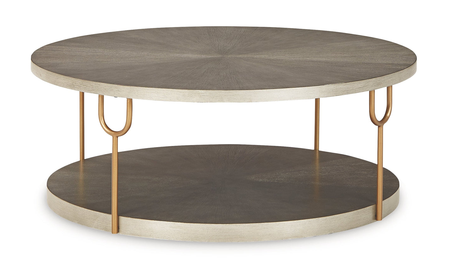 Ranoka Platinum Coffee Table and 2 End Tables