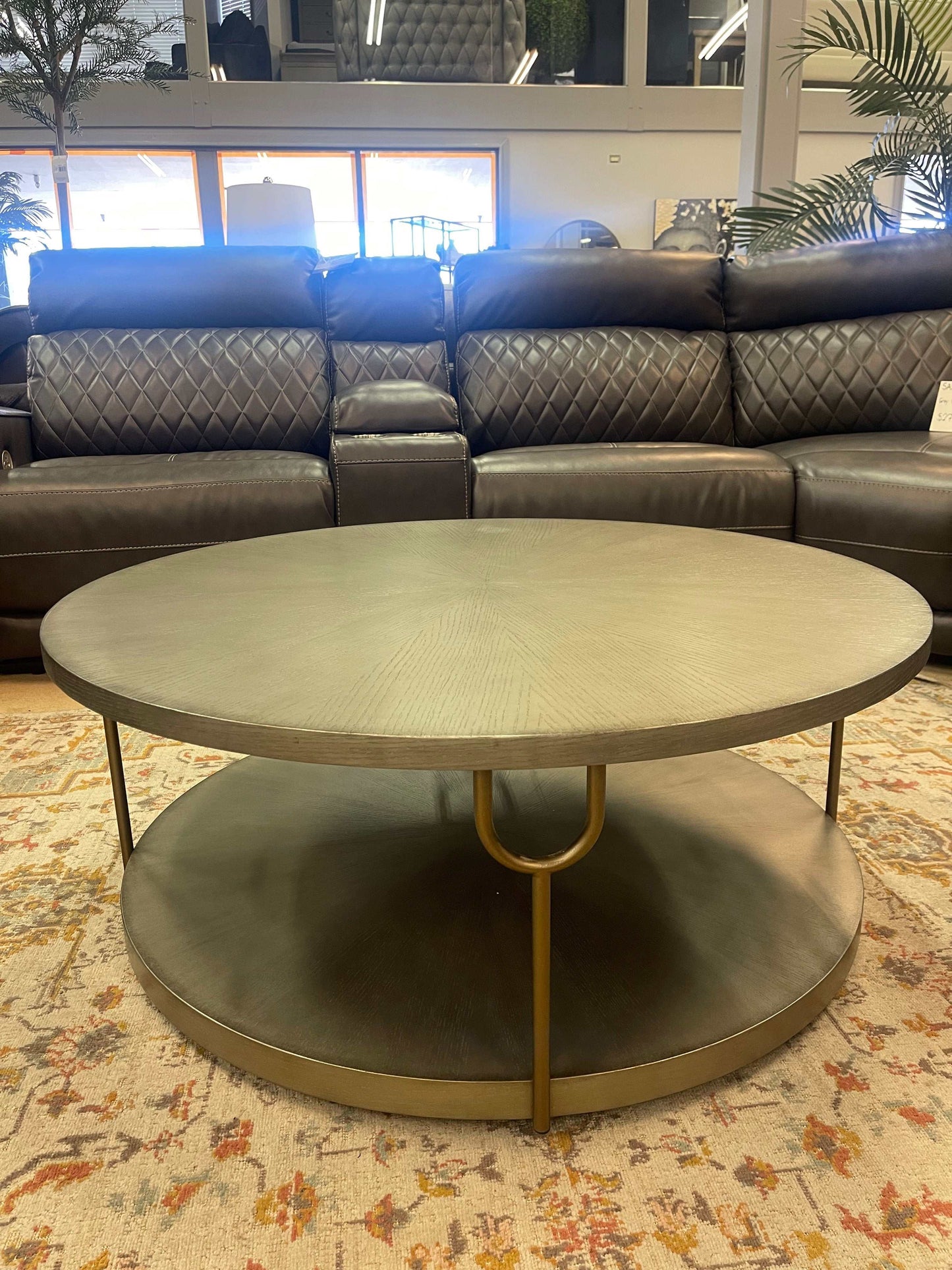 Ranoka Platinum Round Coffee Table