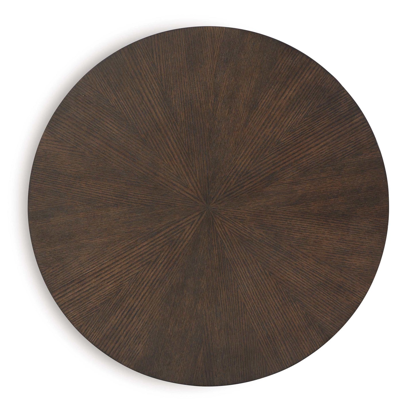 Brazburn Dark Brown & Gold Finish End Table